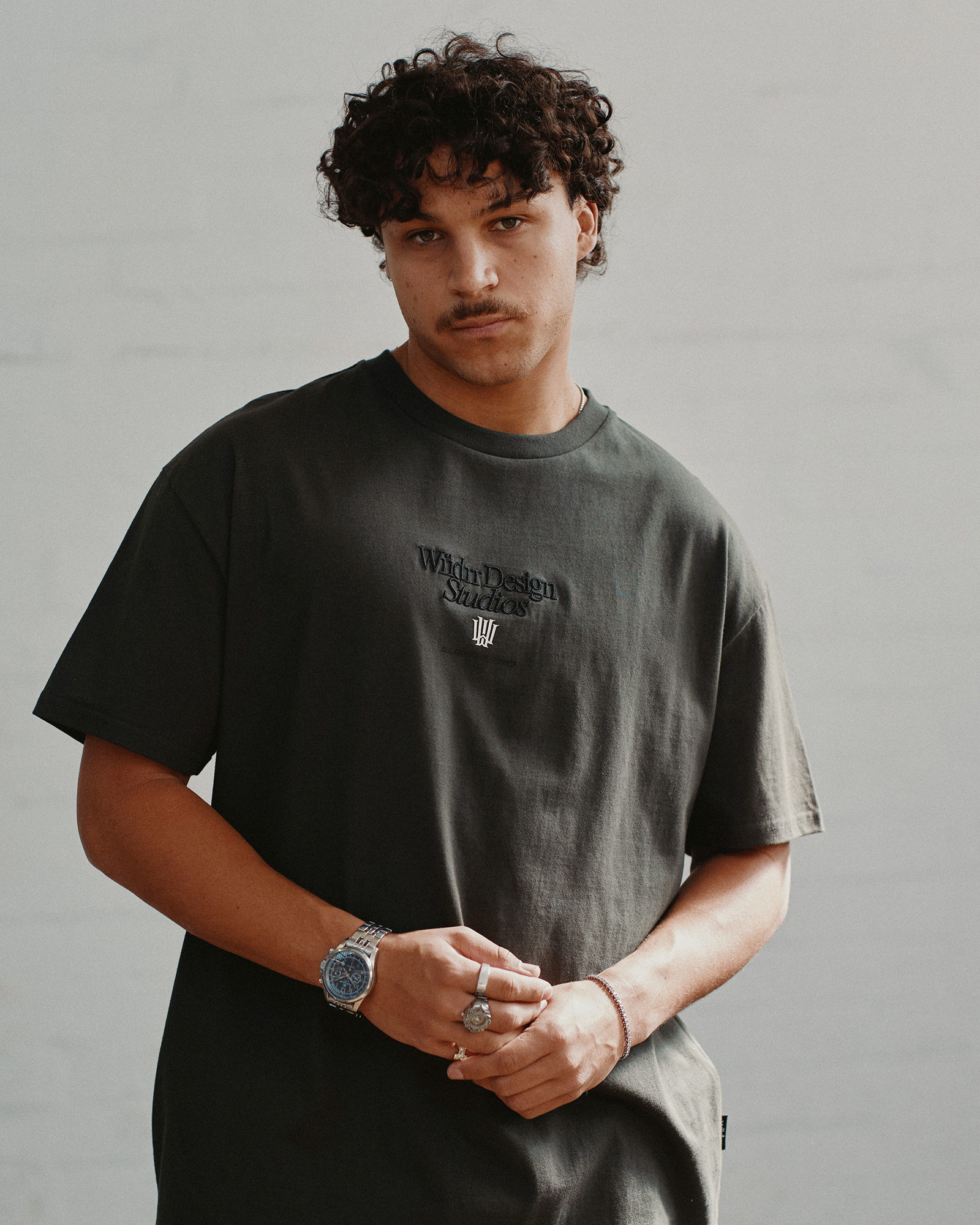 ATELIER BOX FIT TEE - INK