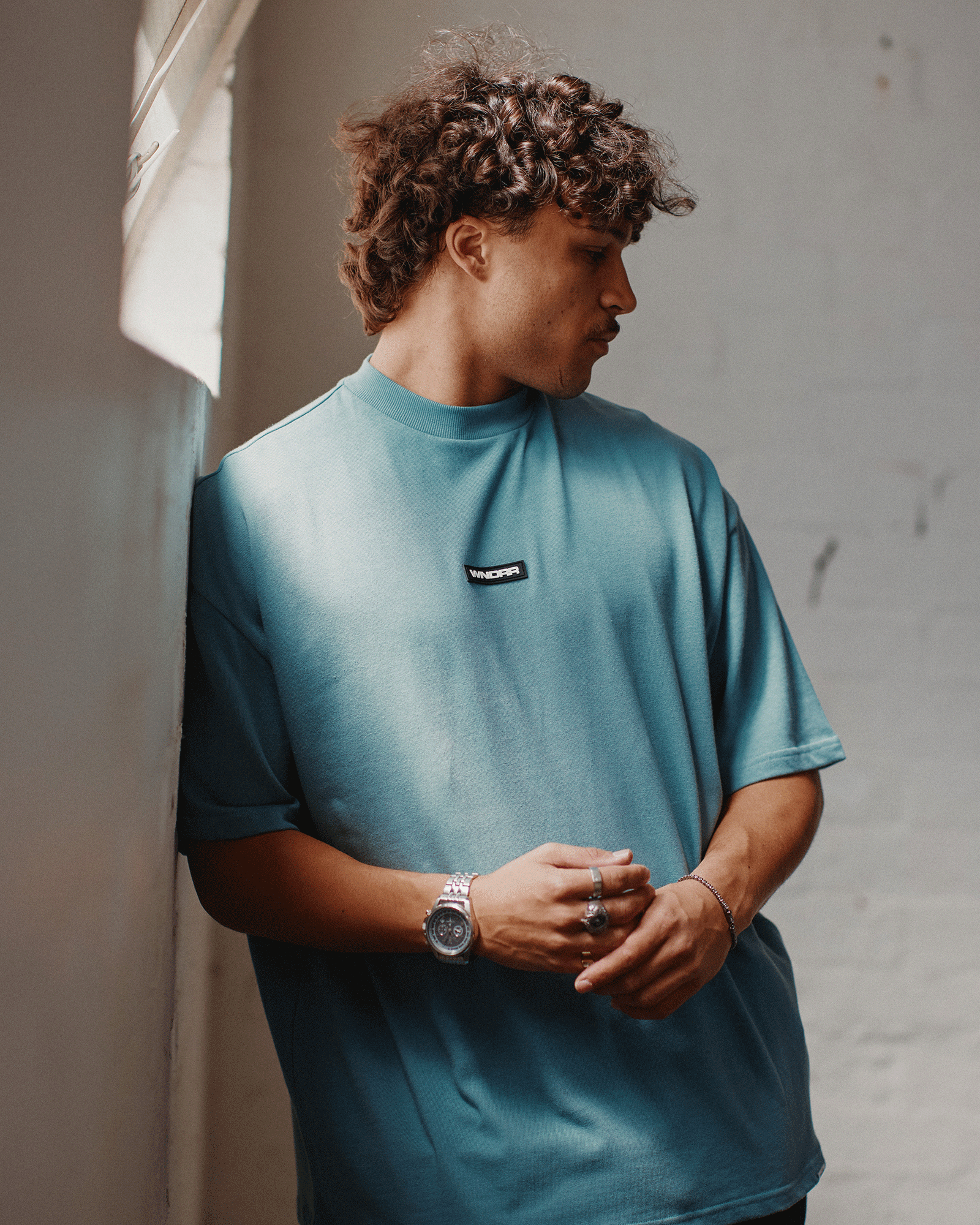 PATRON HEAVY WEIGHT TEE - DUSK BLUE