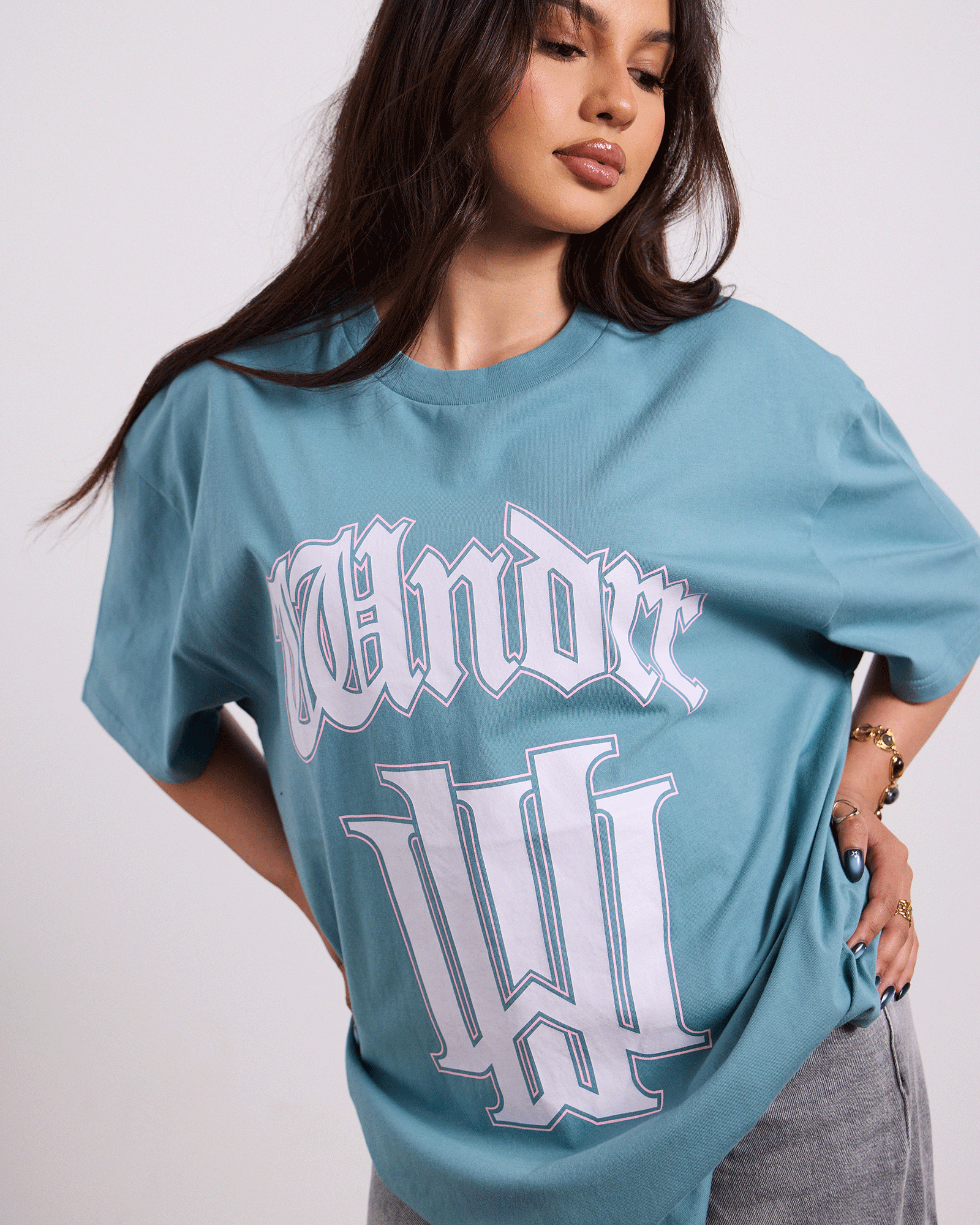 ARCHETYPE BOX FIT TEE - DUSK BLUE