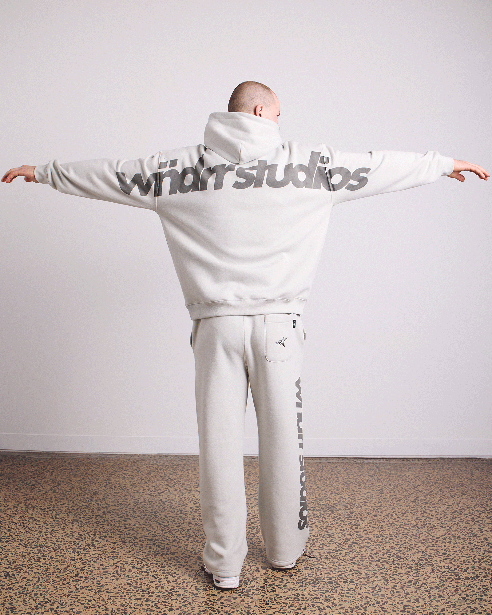 STXRHAUS HOOD SWEAT - OYSTER