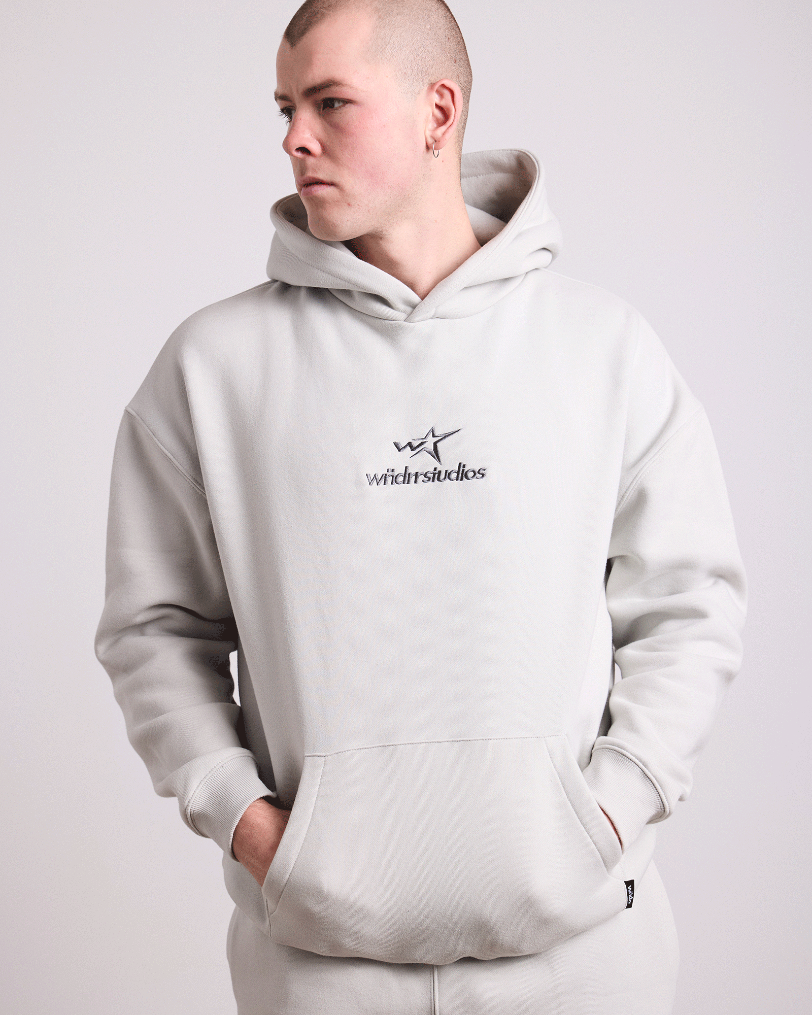 STXRHAUS HOOD SWEAT - OYSTER