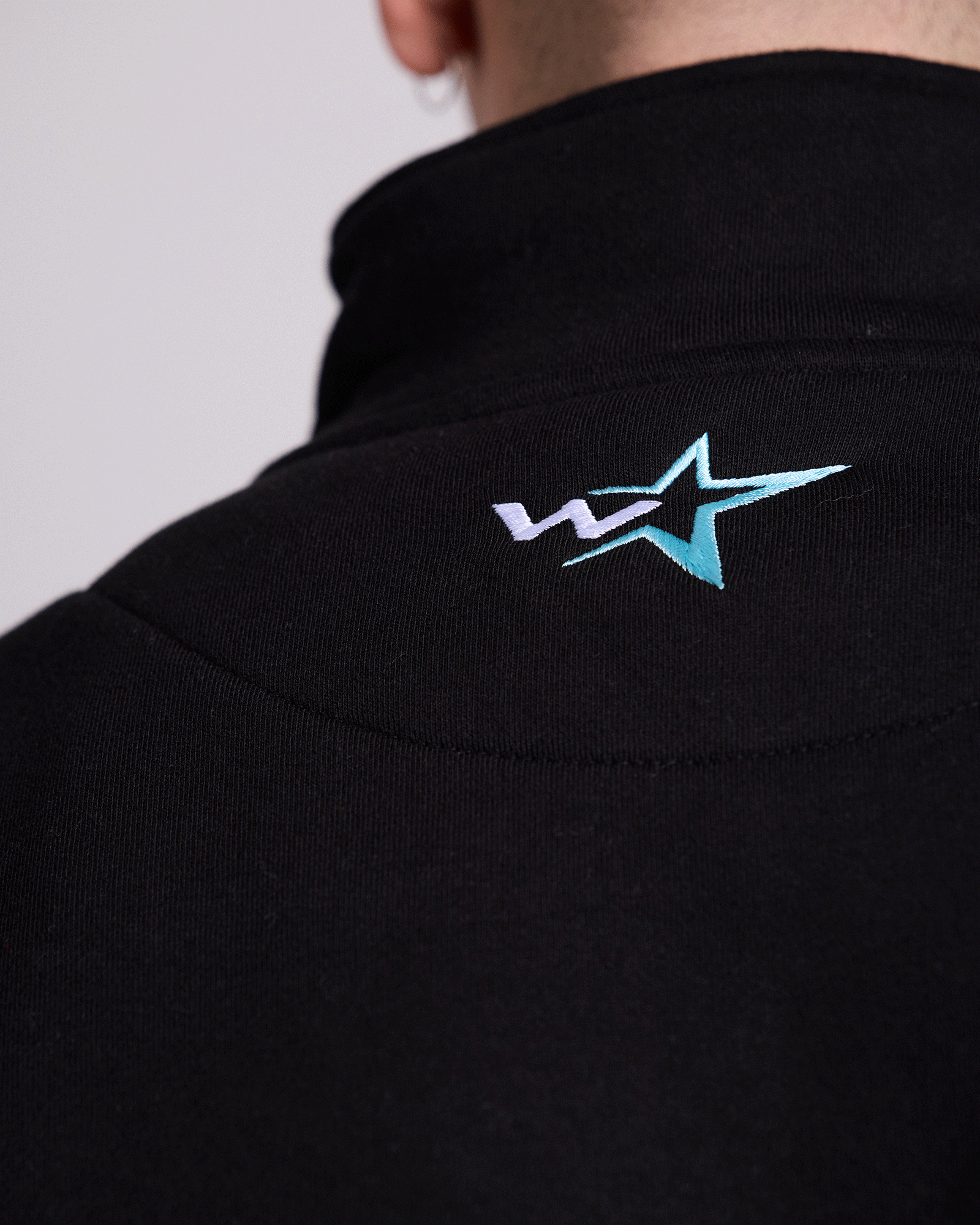 STXR 1/4 ZIP SWEAT - BLACK