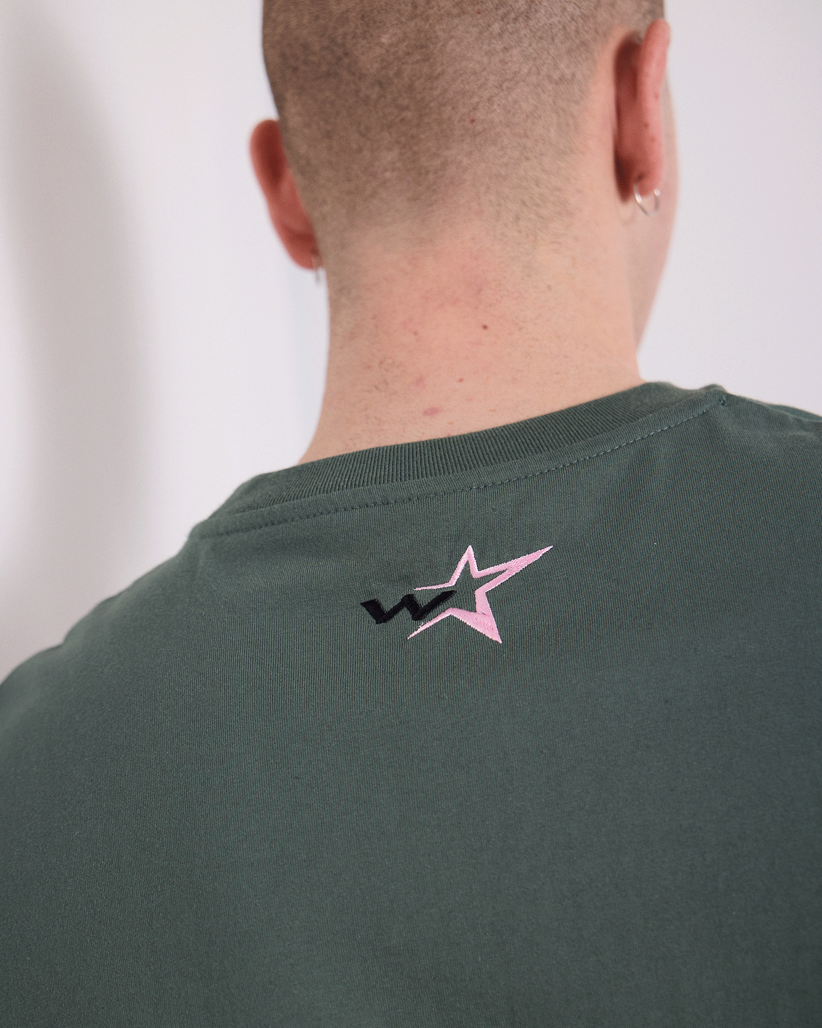 STXR BOX FIT TEE - DARK GREEN