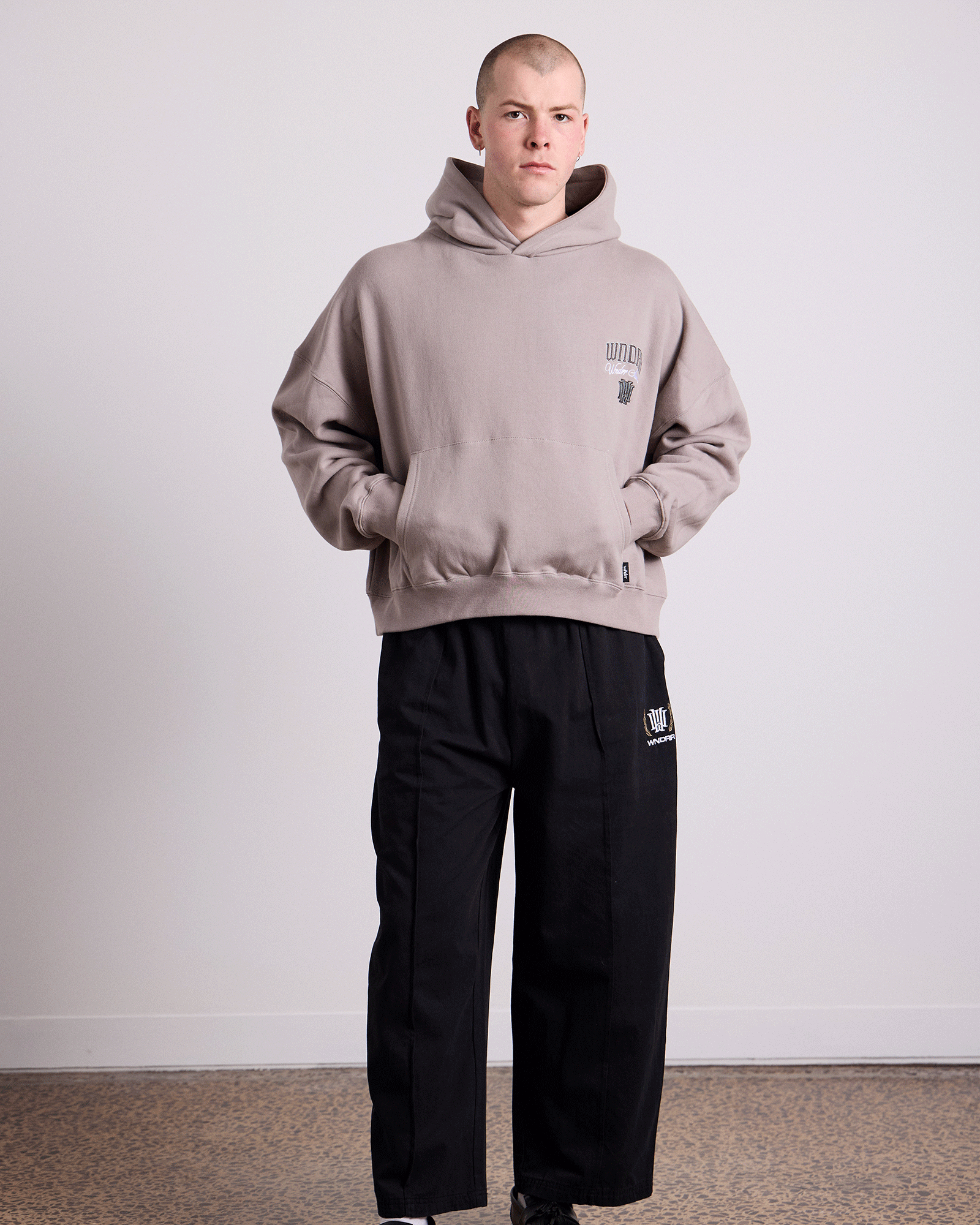 MAISON PLEATED PANT - BLACK