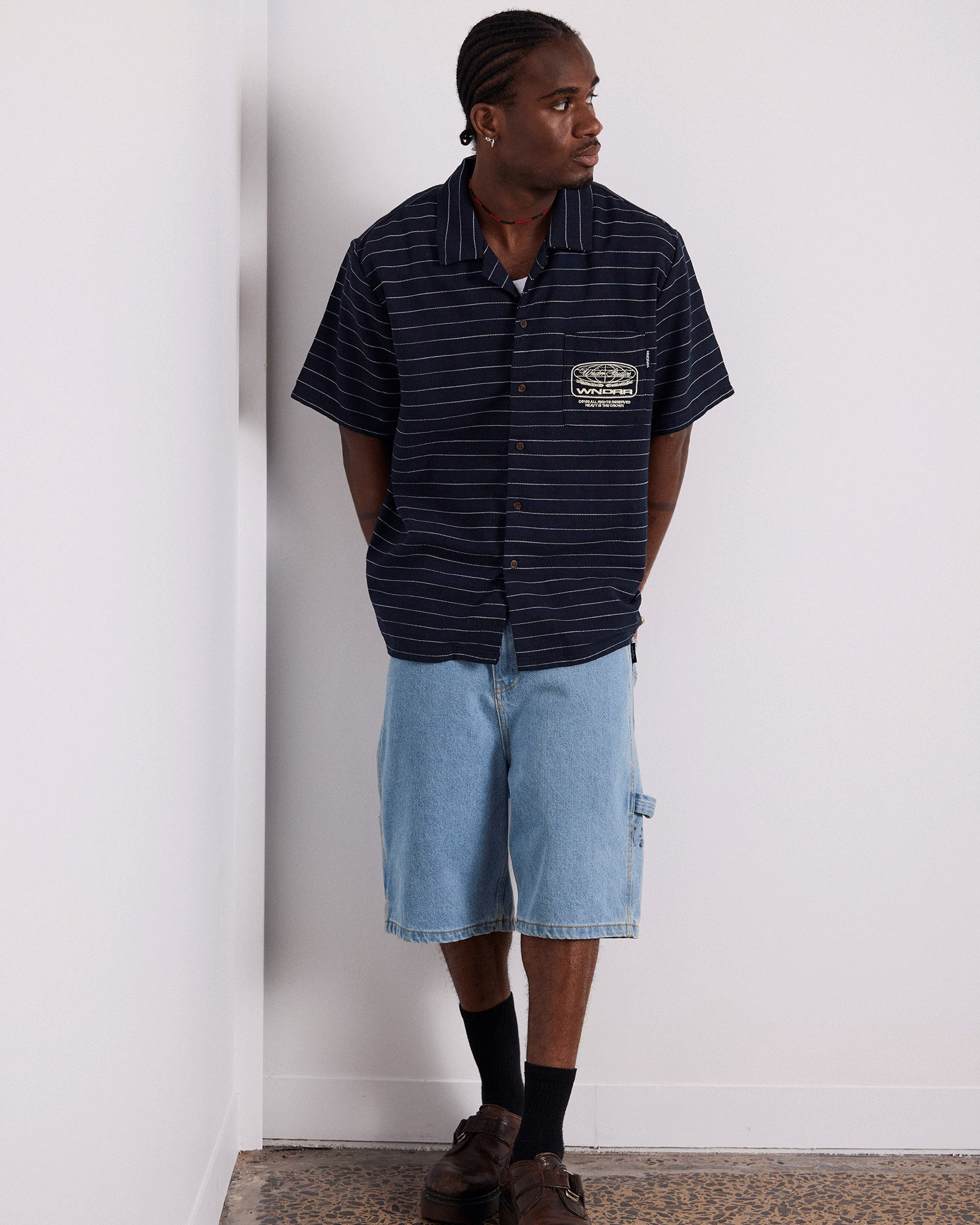 MAISON S/S SHIRT - NAVY