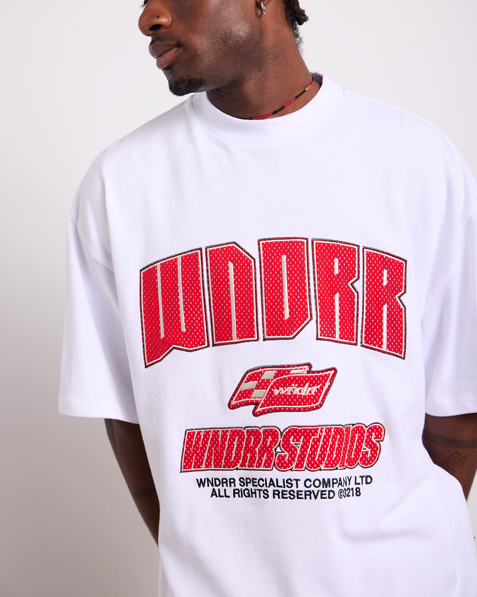 DRIVETRAIN HEAVY WEIGHT TEE - WHITE