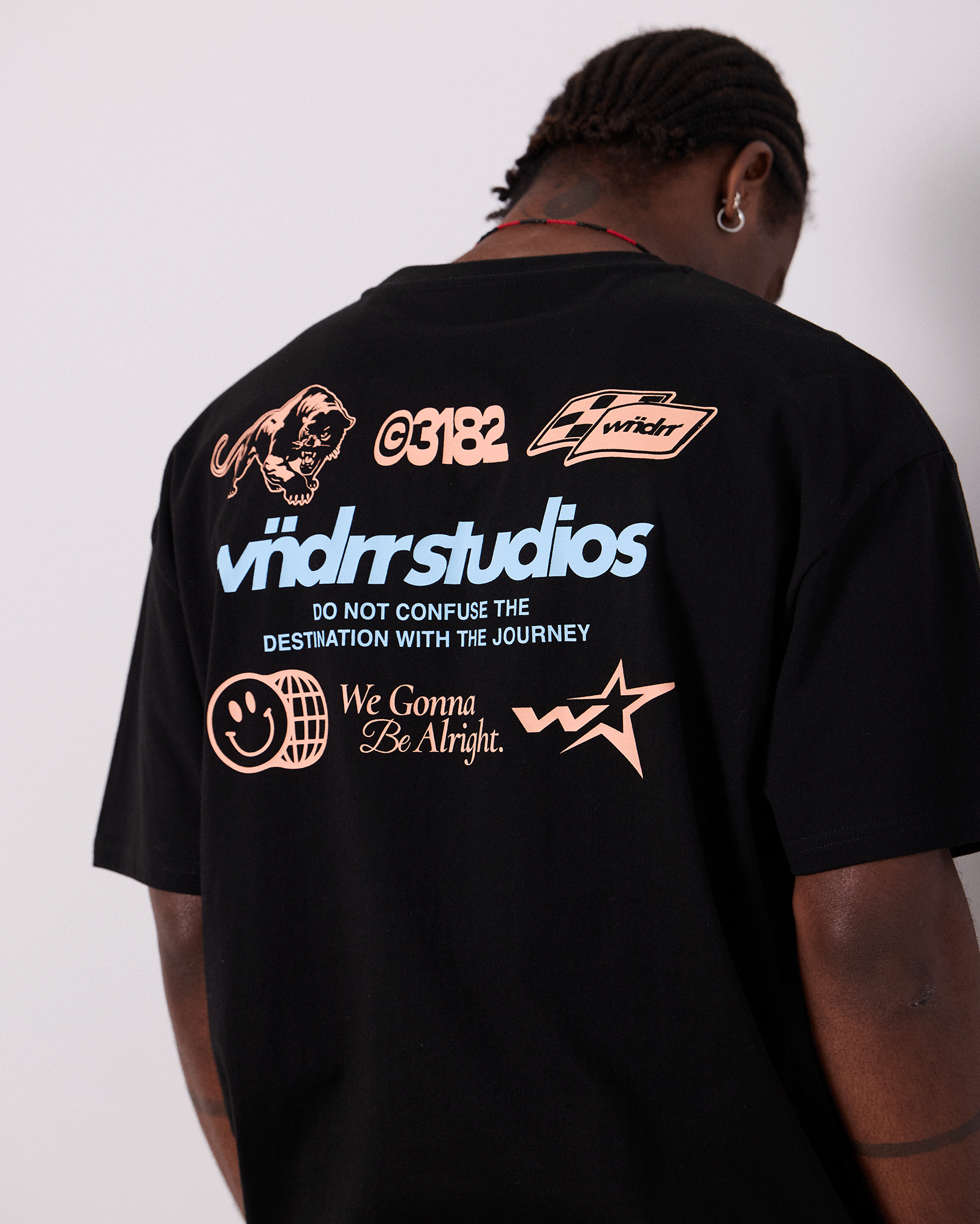 OVERSTEER BOX FIT TEE - BLACK