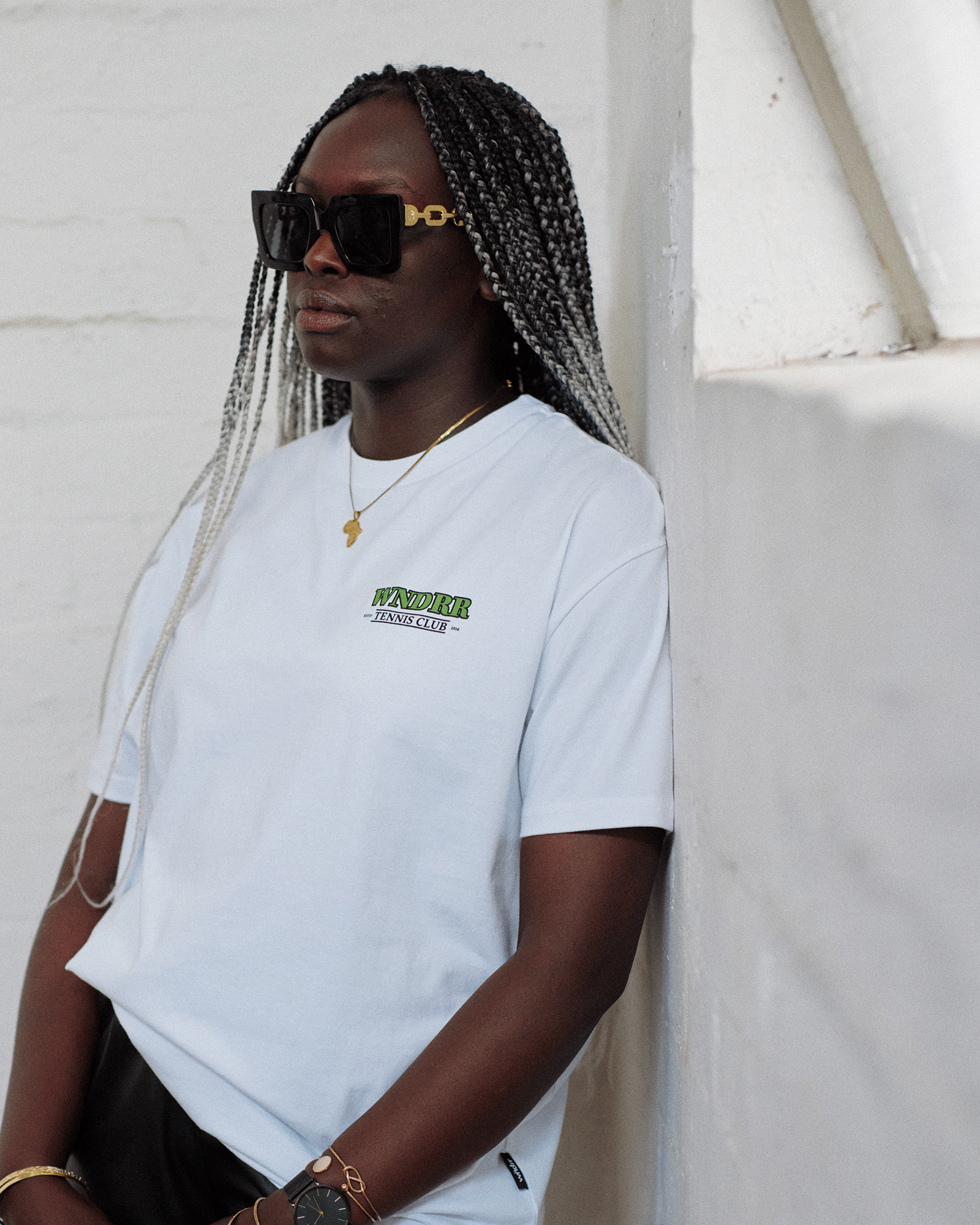 ACE BOX FIT TEE - WHITE