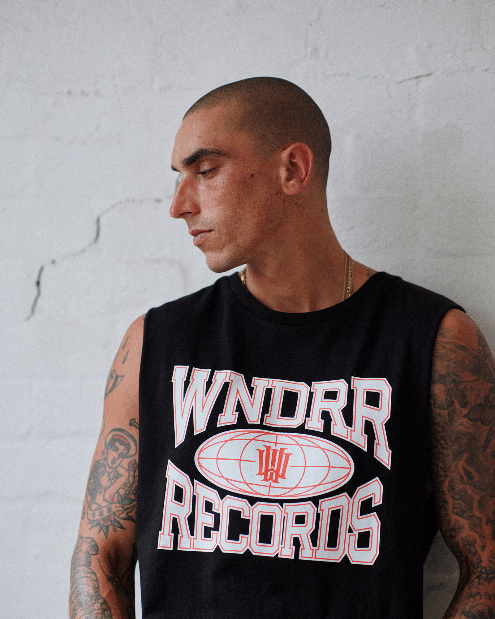 FIEND MUSCLE TOP - BLACK