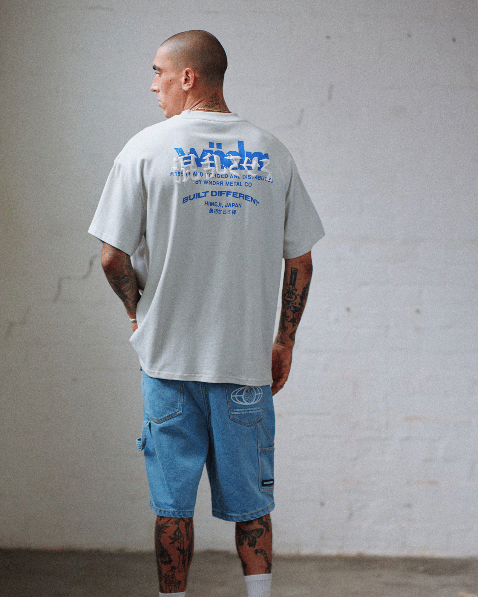 FORGED HEAVY WEIGHT TEE - OYSTER