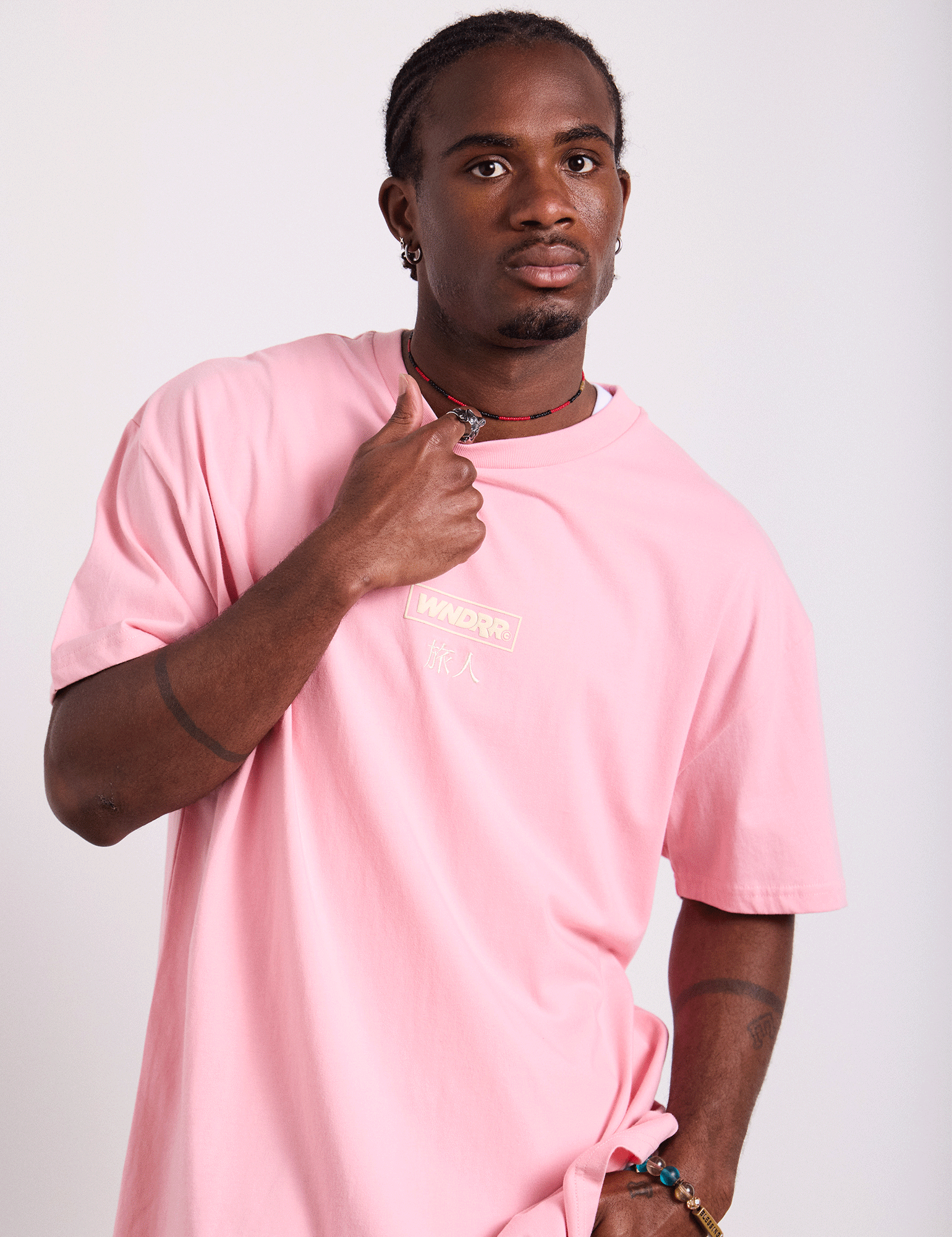 SHODO BOX FIT TEE - PINK