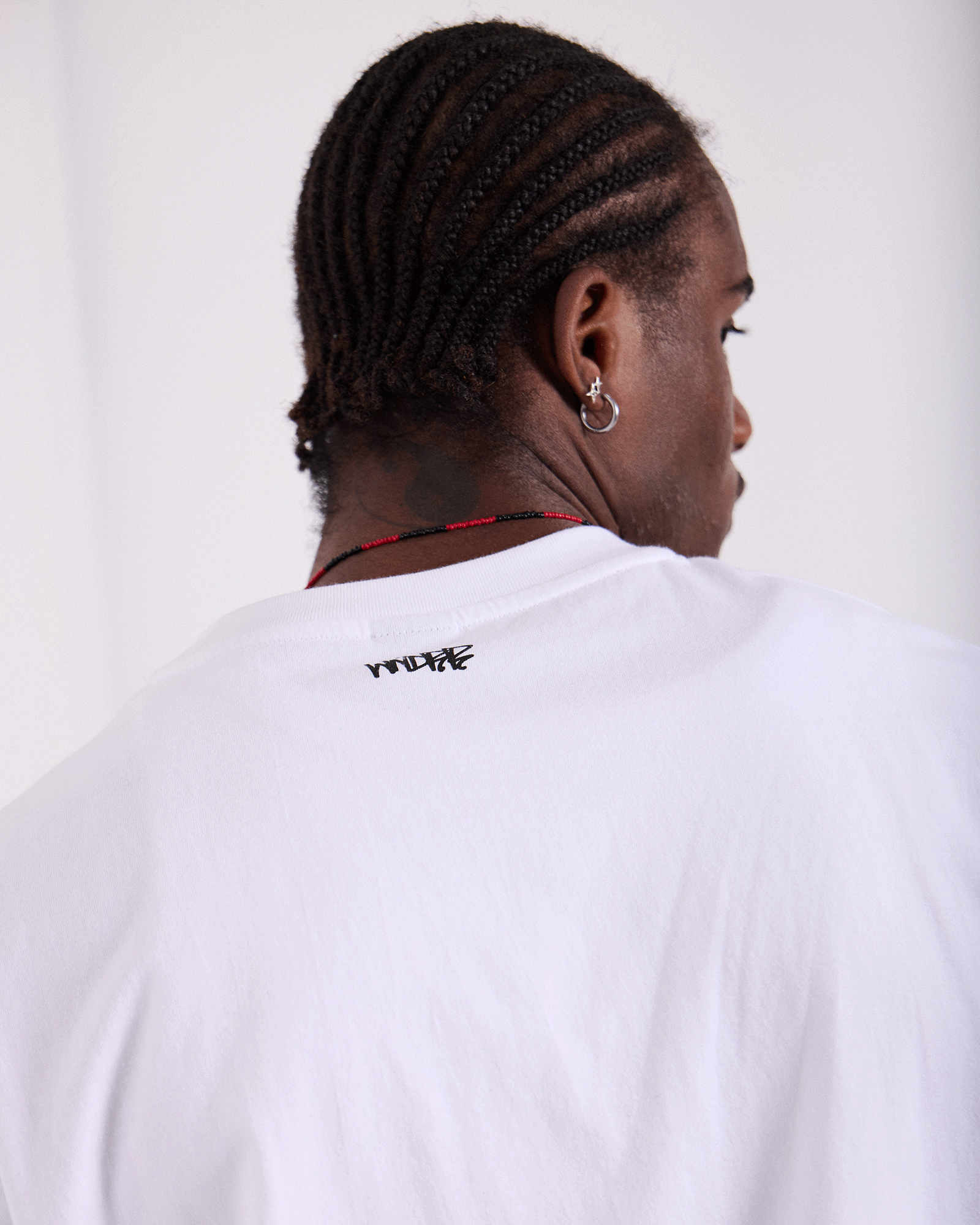 TAG BOX FIT TEE - WHITE