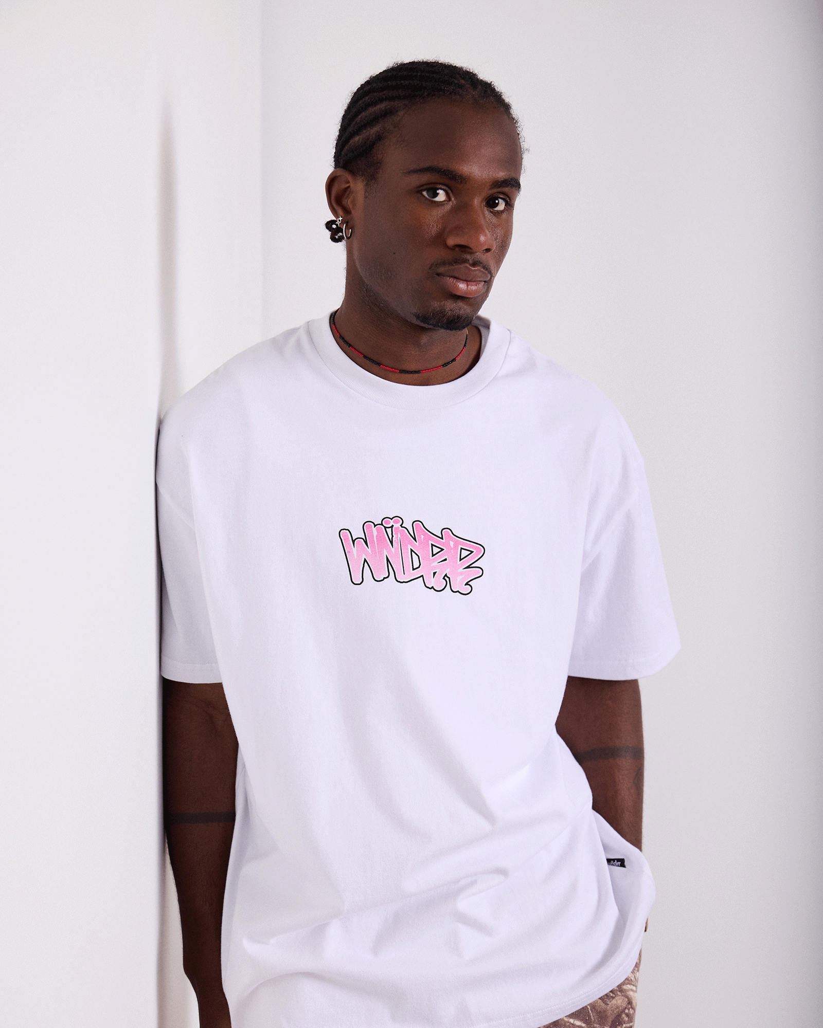 TAG BOX FIT TEE - WHITE