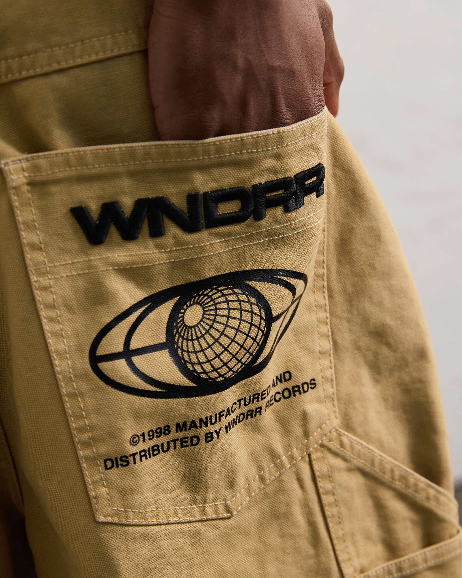 BOOSTER DENIM SHORT - TAN