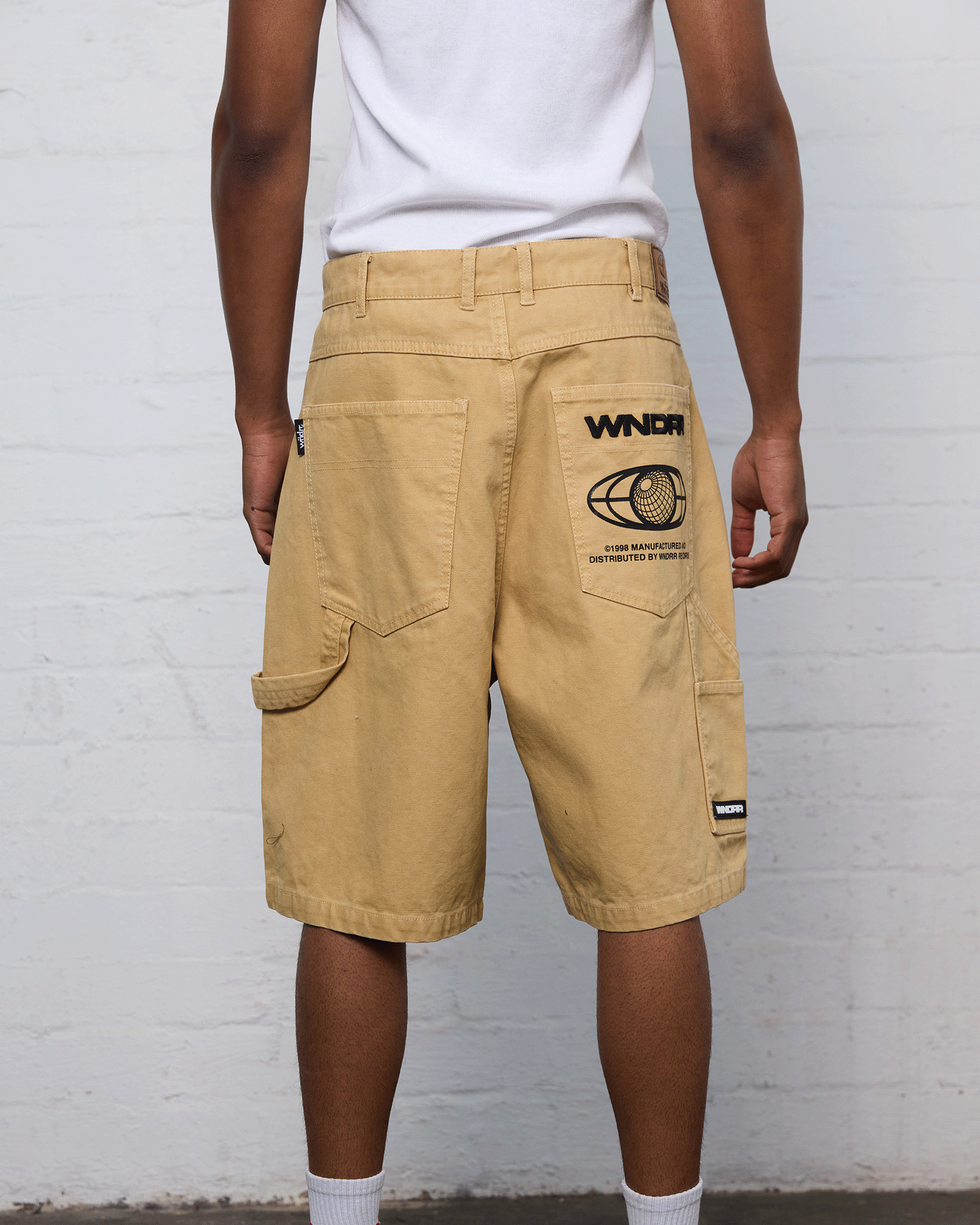 BOOSTER DENIM SHORT - TAN