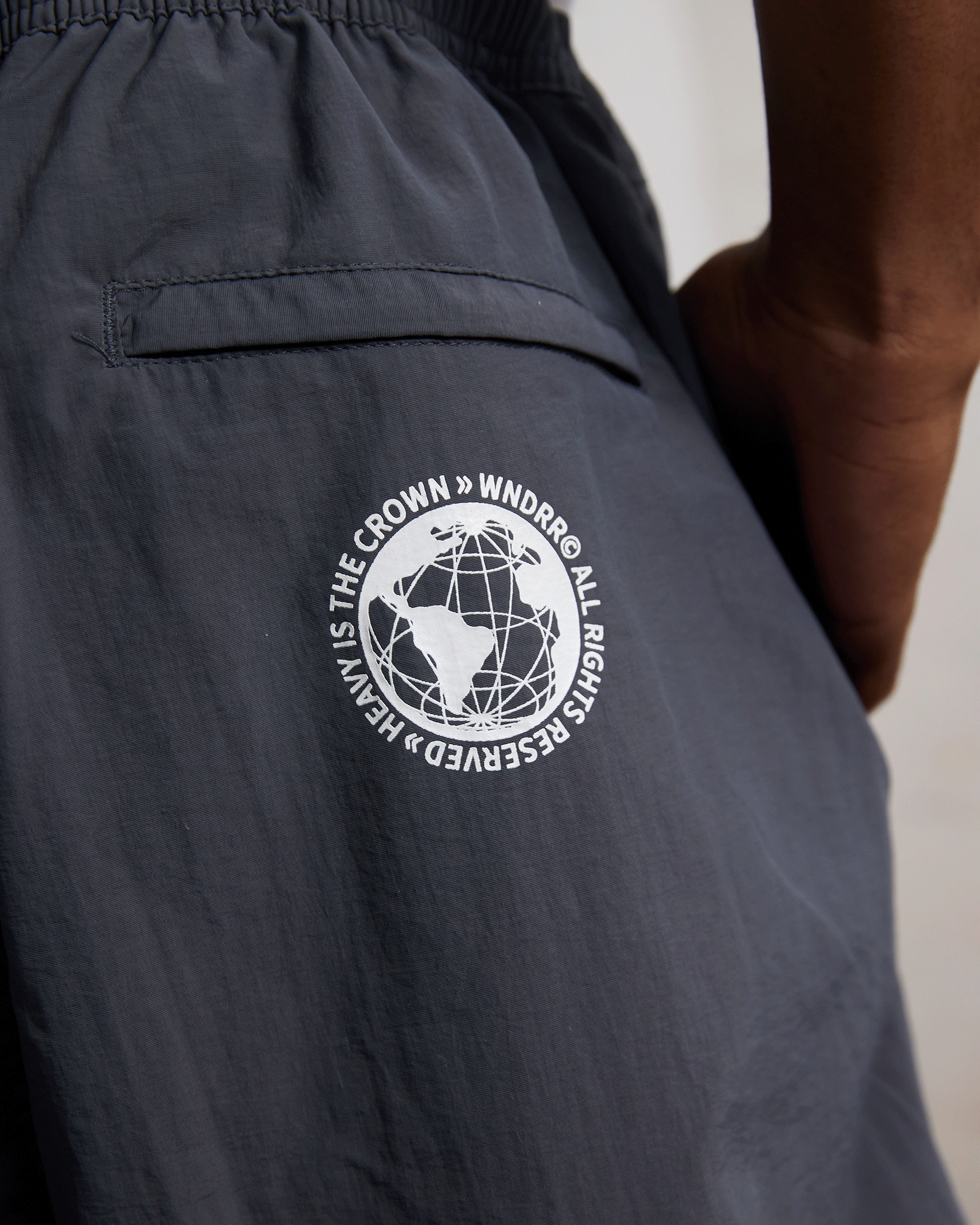 SYNDICATE SWIM SHORT - FADED BLACK