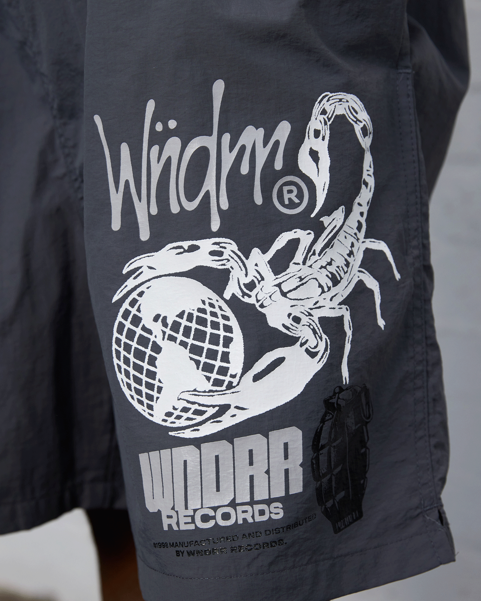 SYNDICATE SWIM SHORT - FADED BLACK