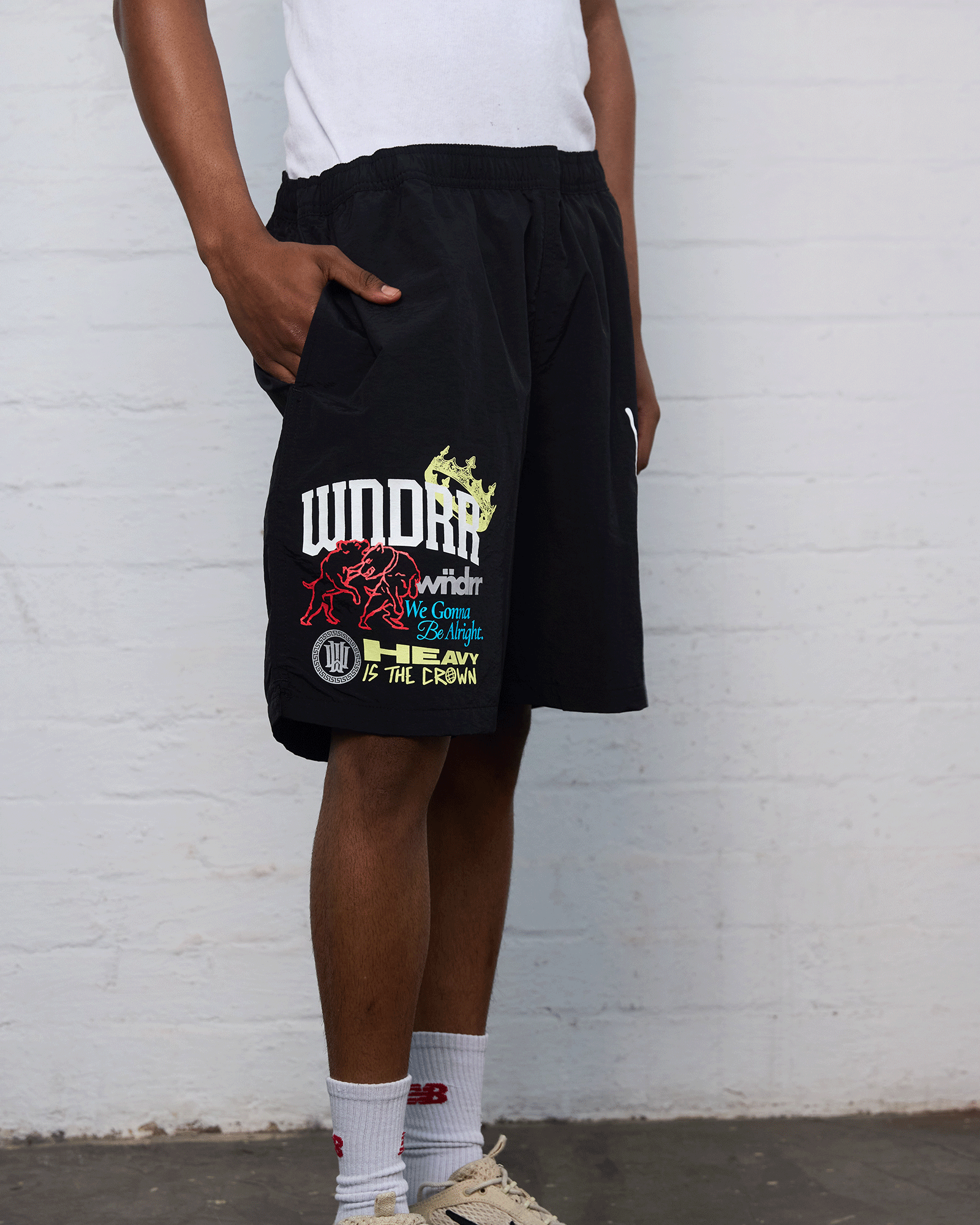 SYNDICATE SWIM SHORT - BLACK