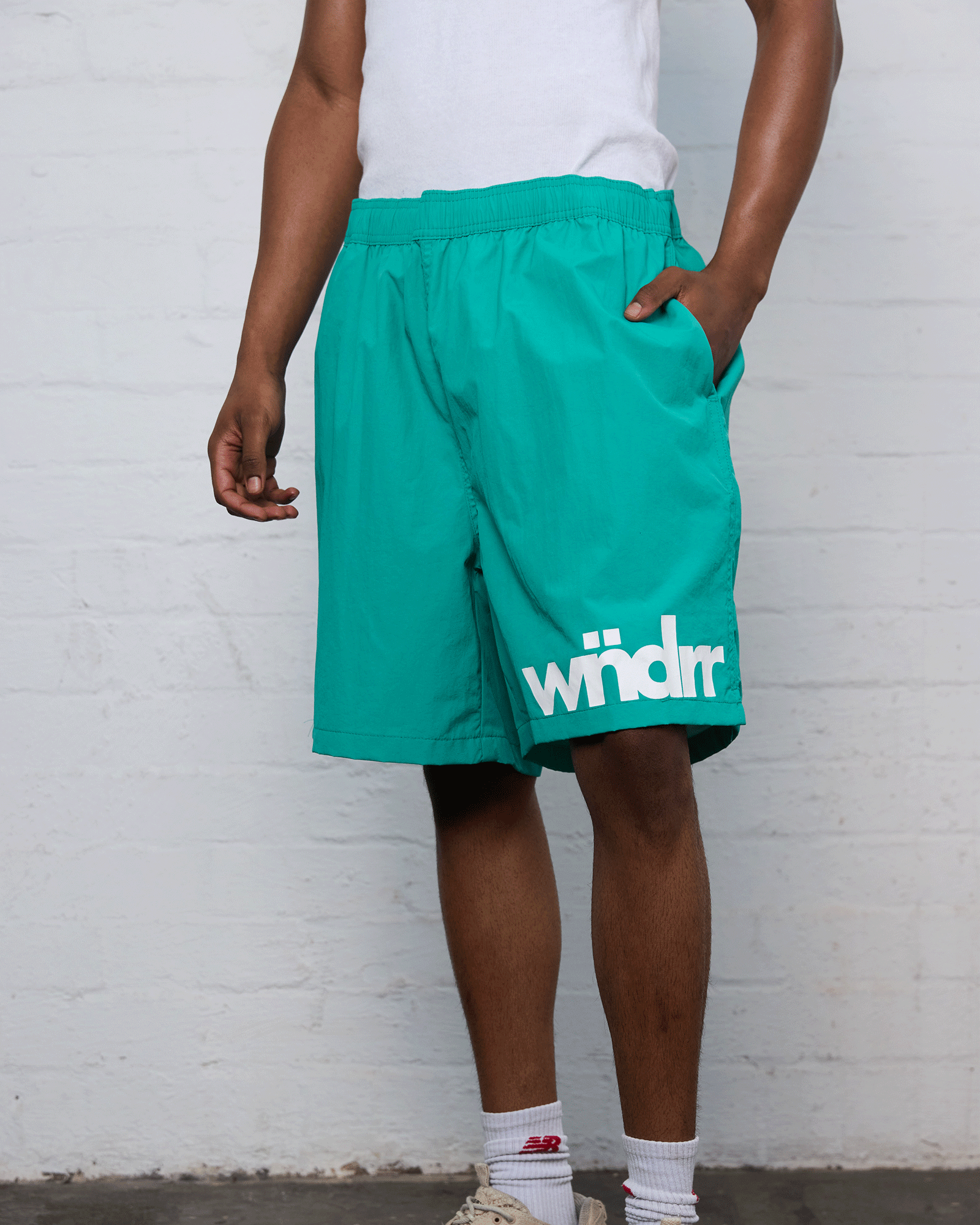 ACCENT SWIM SHORT - GREEN