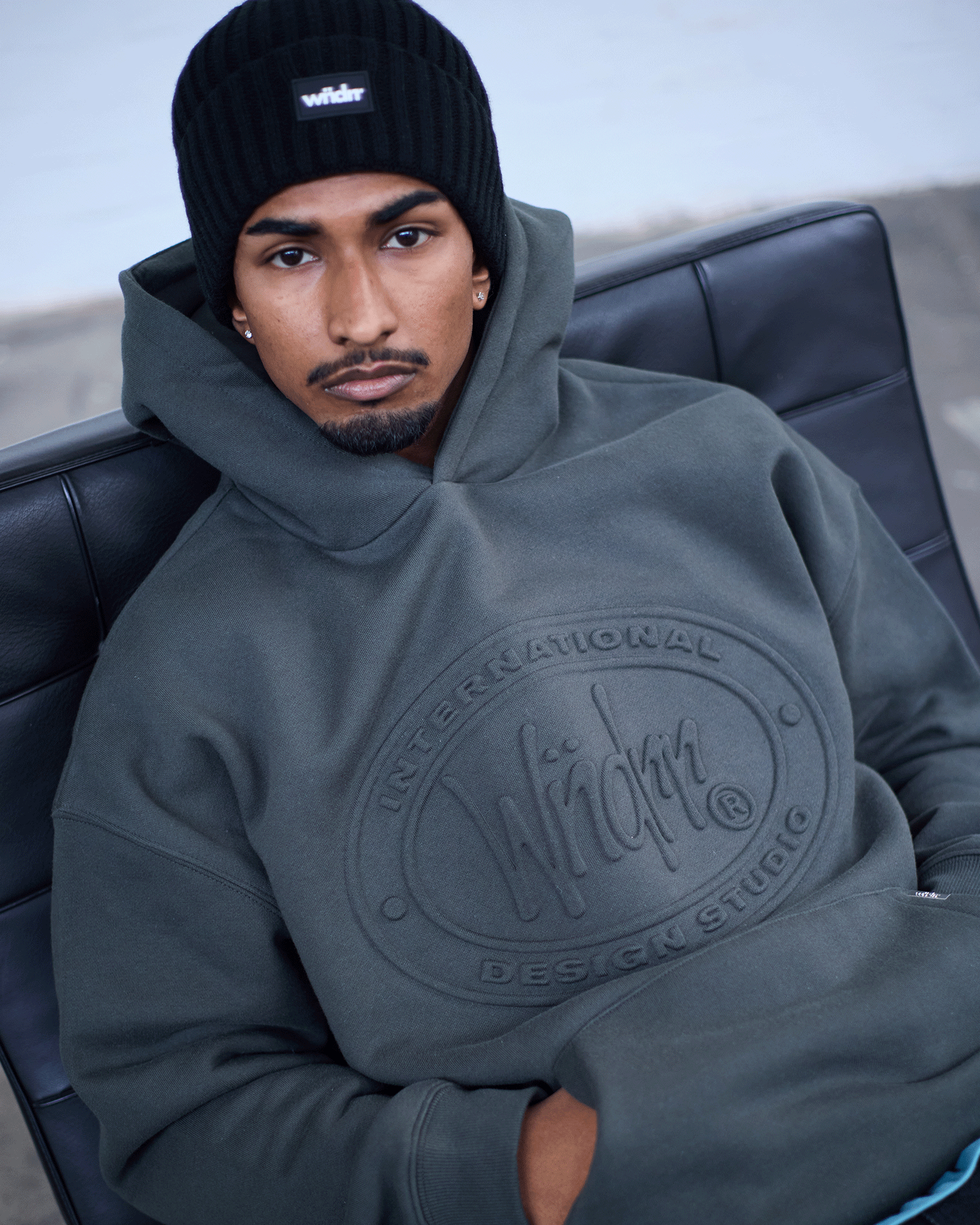 MINTED HOOD SWEAT - INK