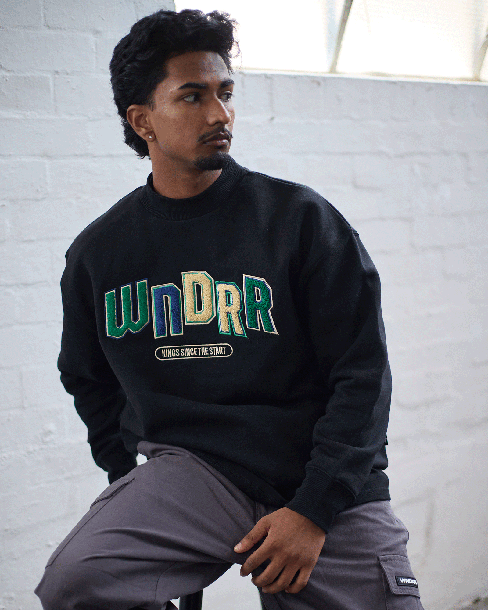 CHANT CREW SWEAT - BLACK