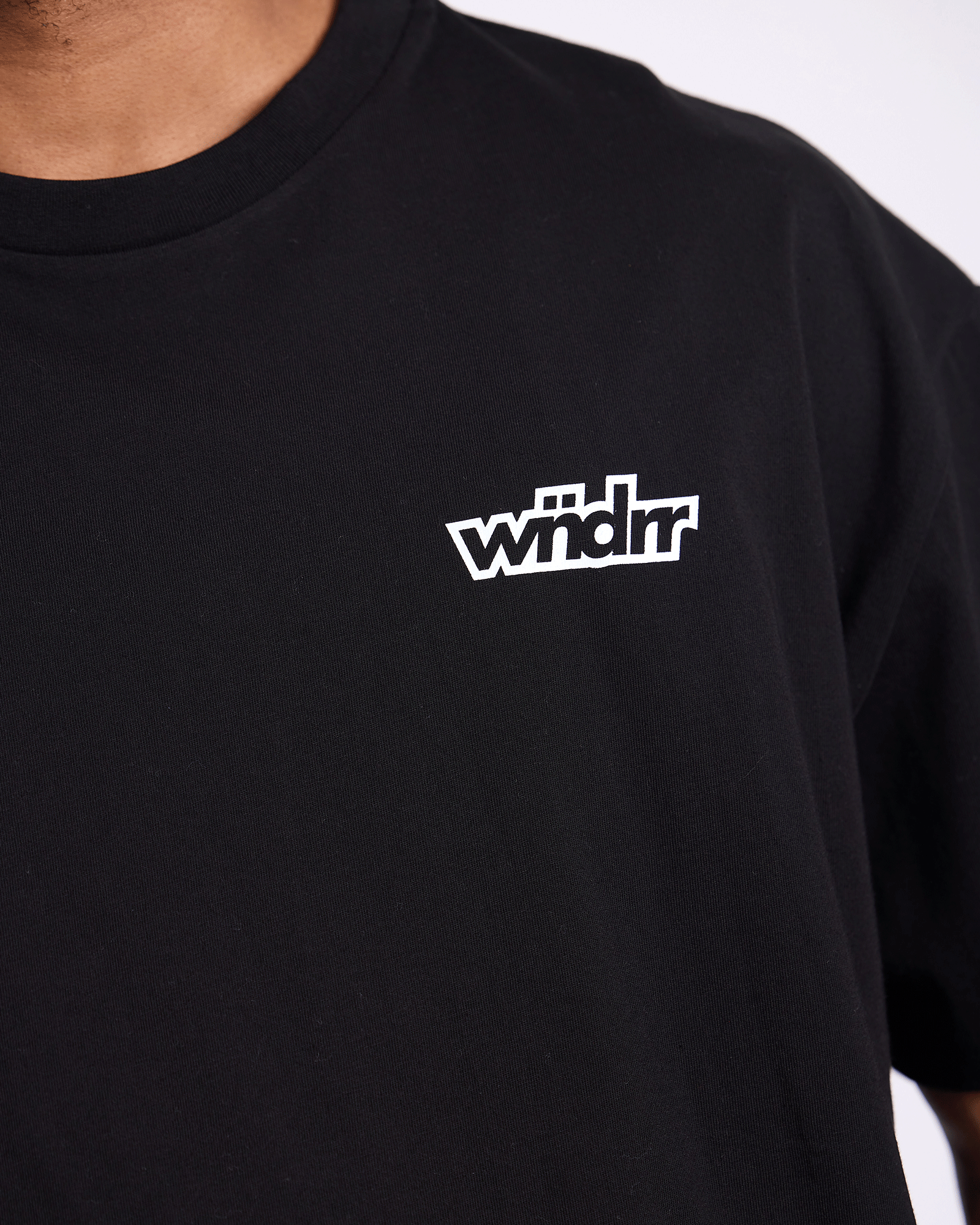 RULE BOX FIT TEE - BLACK
