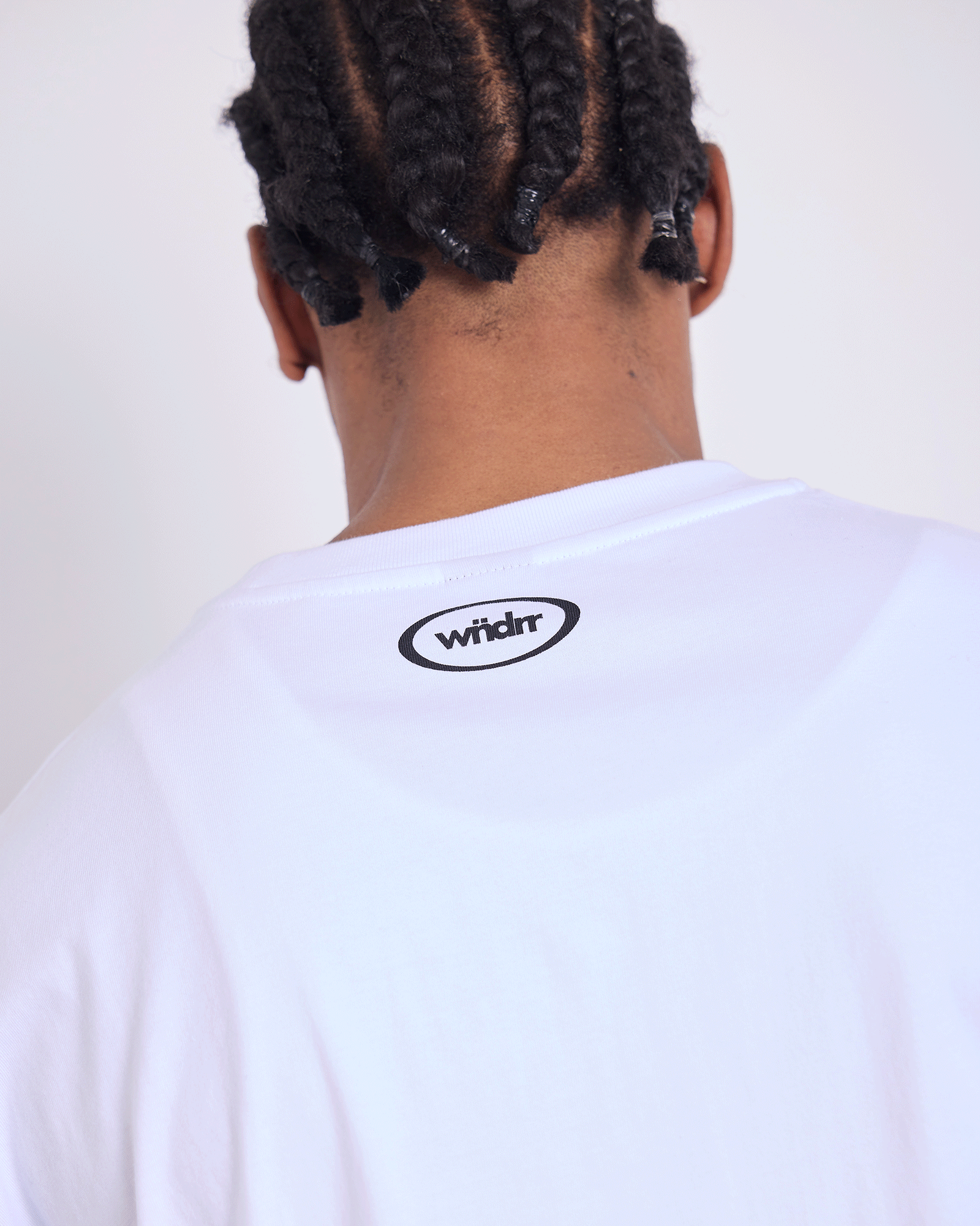 ORBIT BOX FIT TEE - WHITE