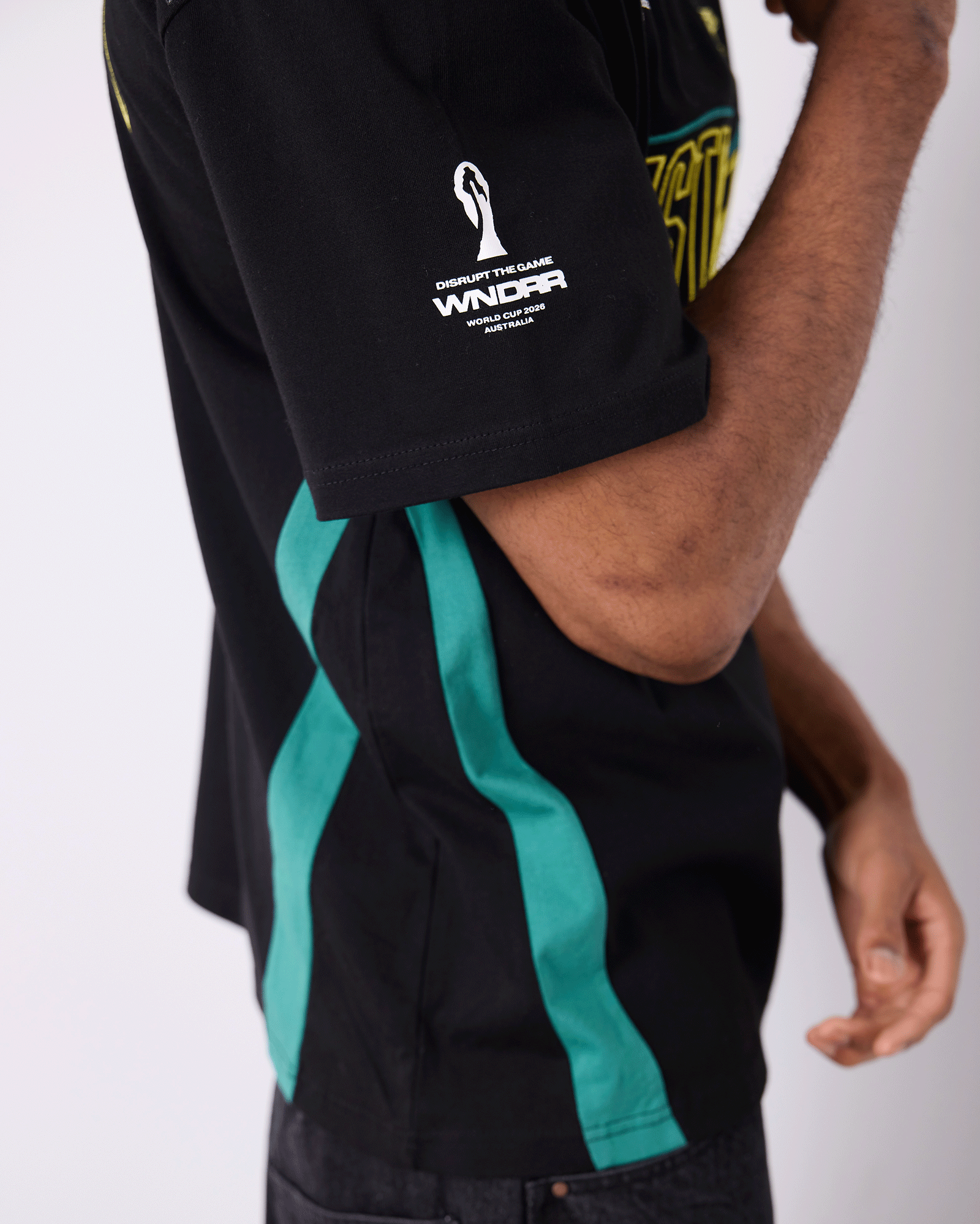 AUSTRALIA WORLD CUP TEE - BLACK/GREEN