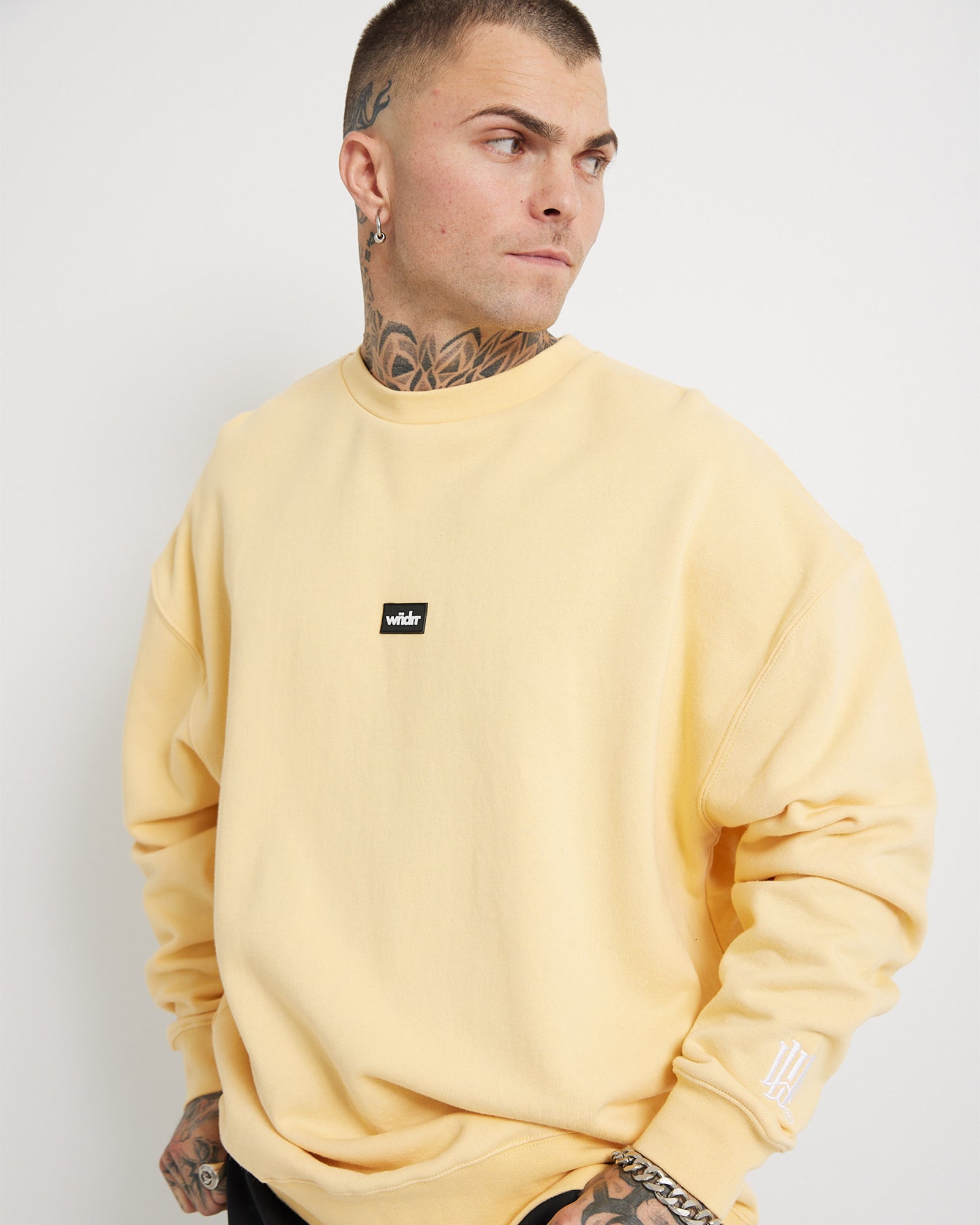 KINGSLAND CREW SWEAT - SUN YELLOW