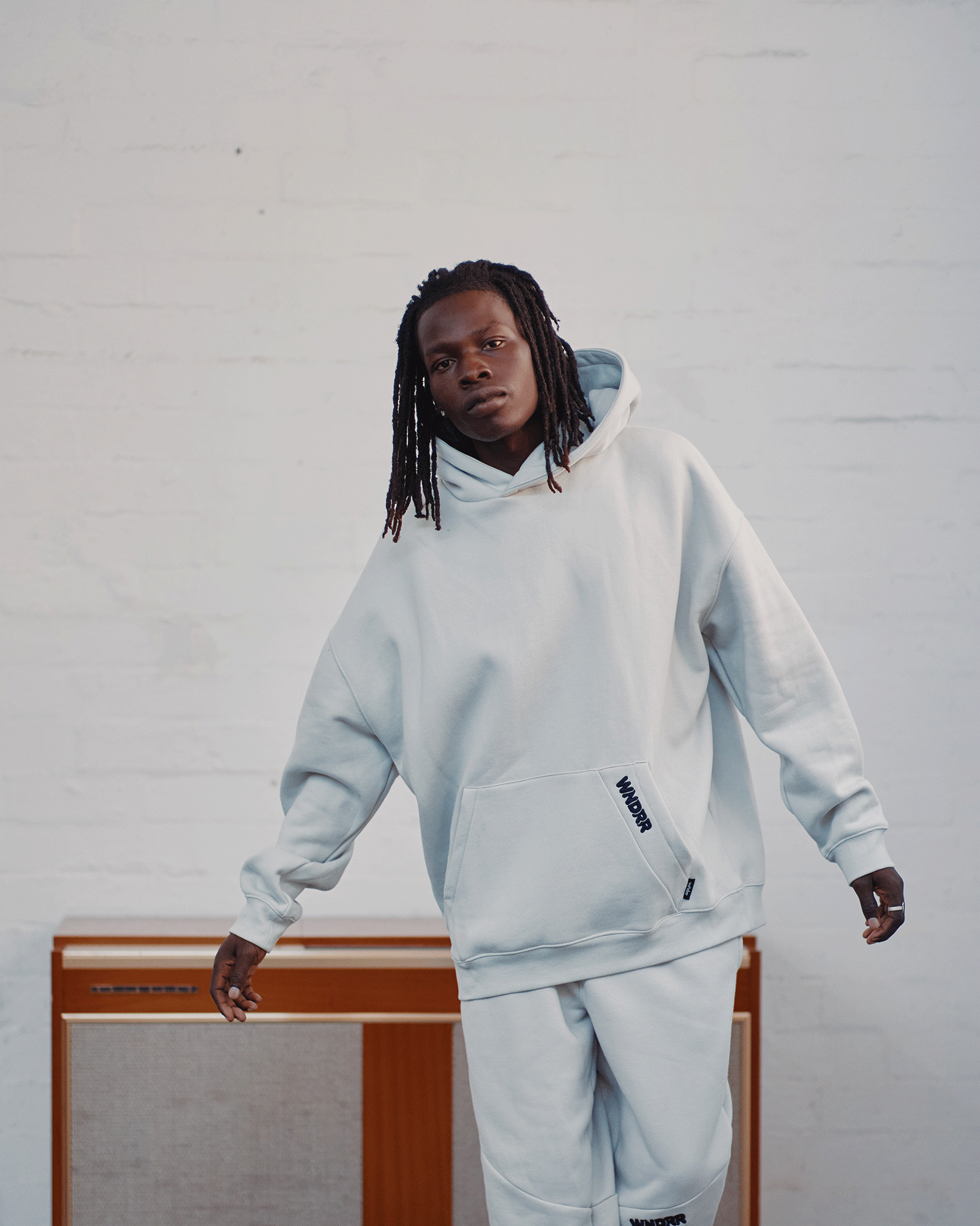 HALO HOOD SWEAT - OYSTER