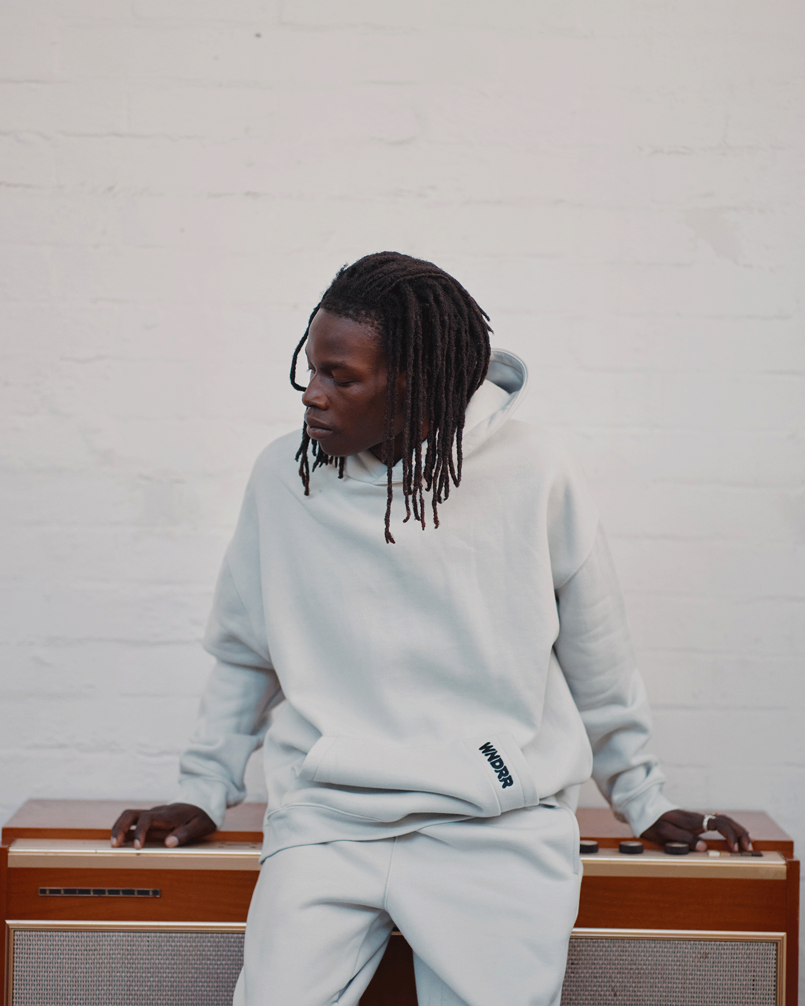 HALO HOOD SWEAT - OYSTER