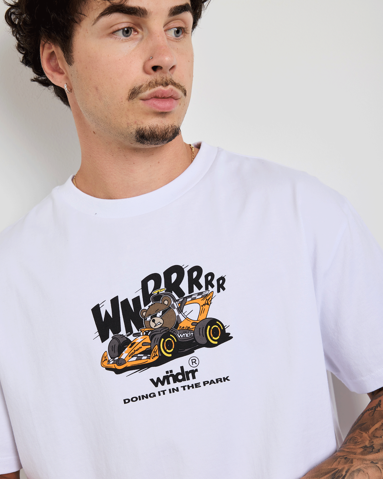 OSCAR BOX FIT TEE - WHITE