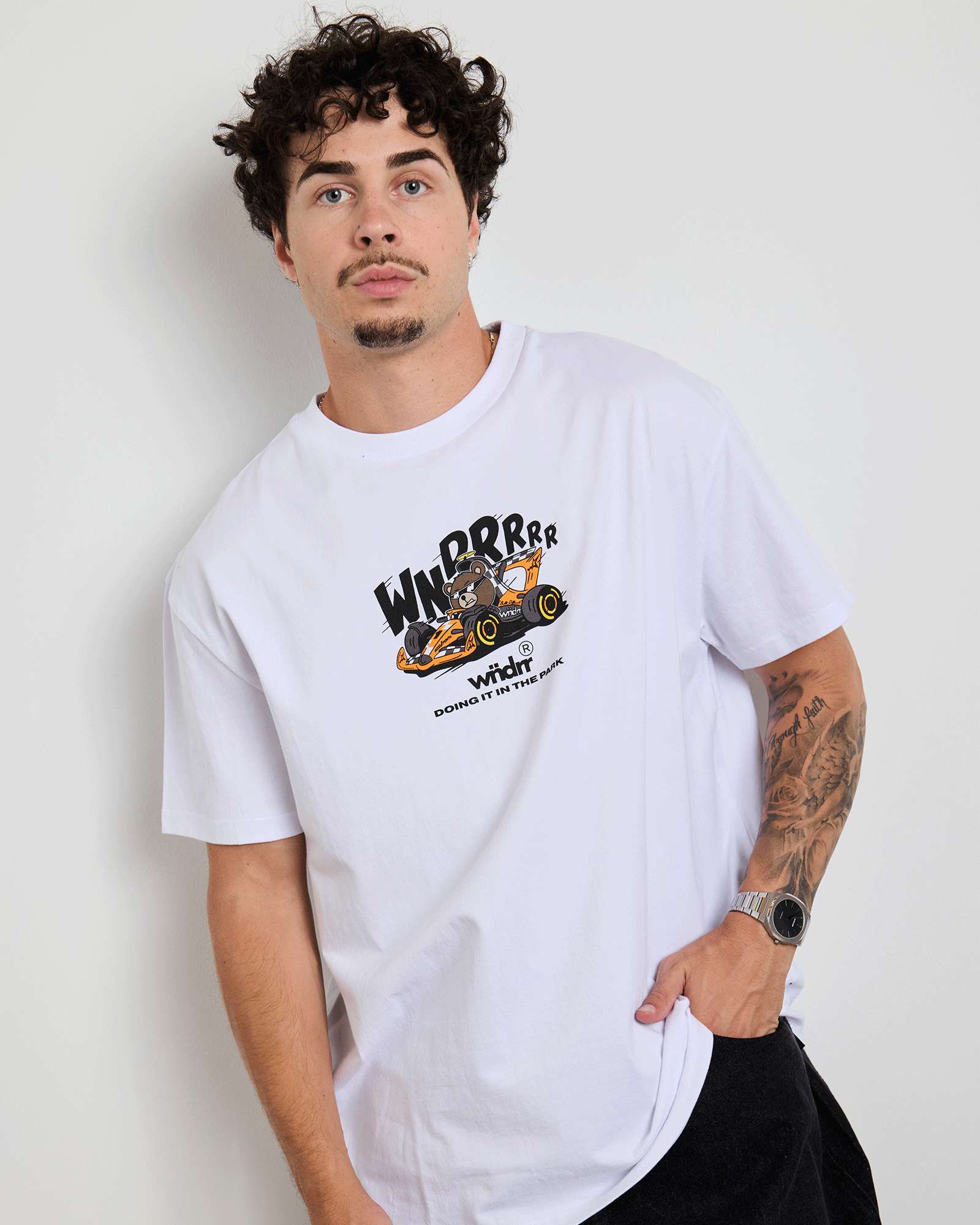 OSCAR BOX FIT TEE - WHITE