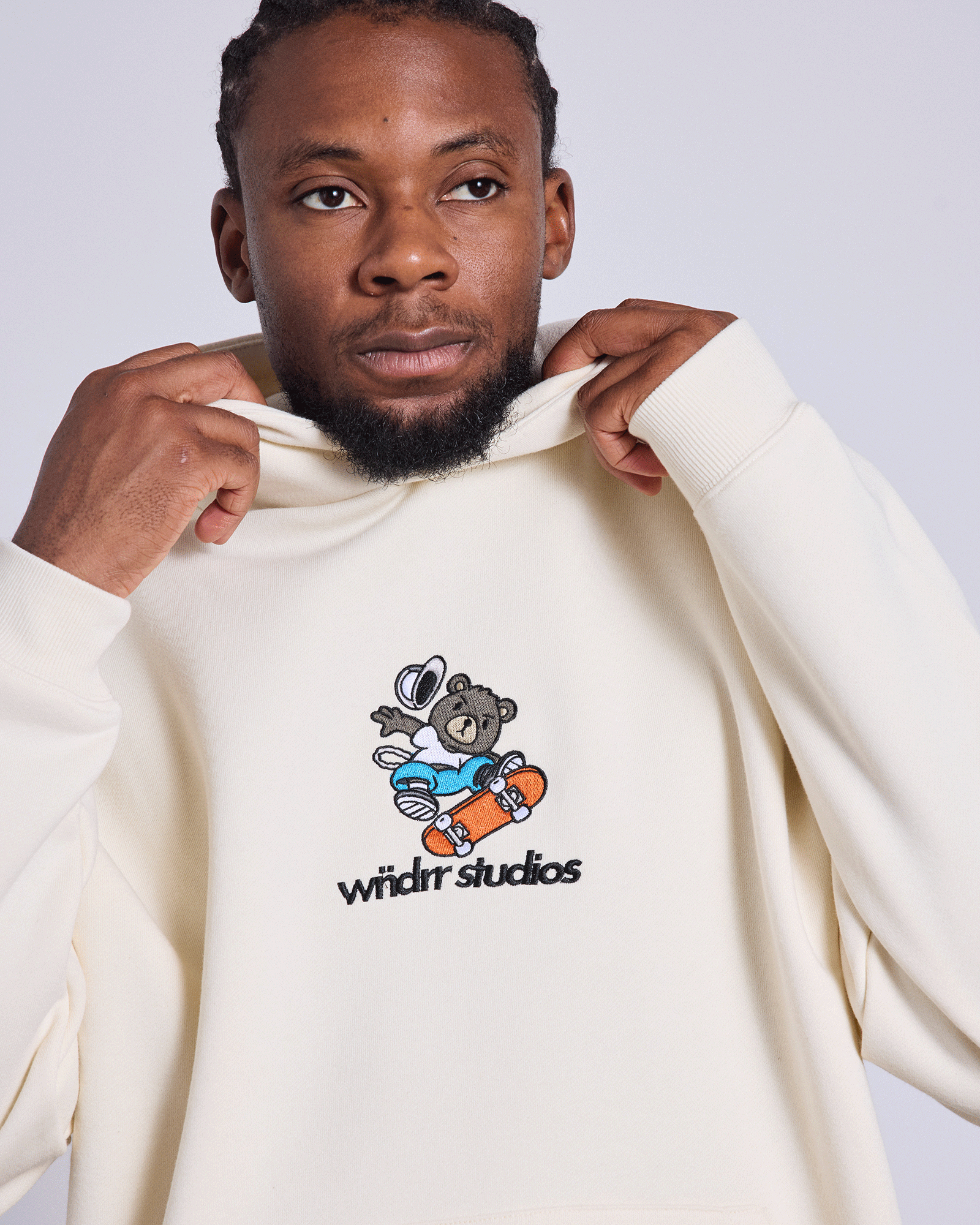 SK8 HOOD SWEAT - OFF WHITE