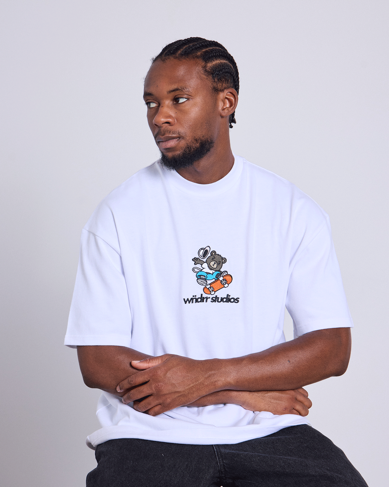 SK8 HEAVY WEIGHT TEE - WHITE