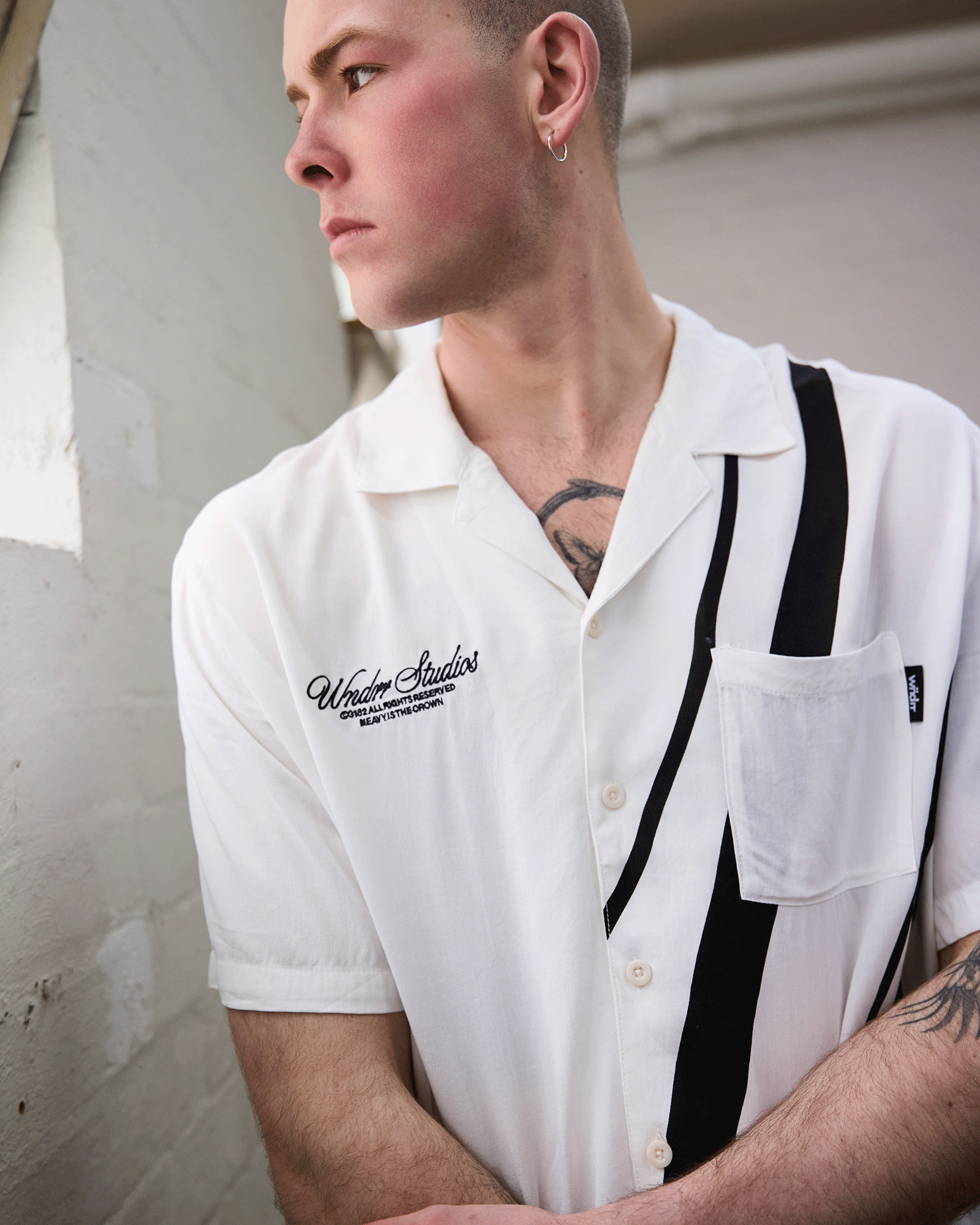 LOFTS S/S SHIRT - OFF WHITE