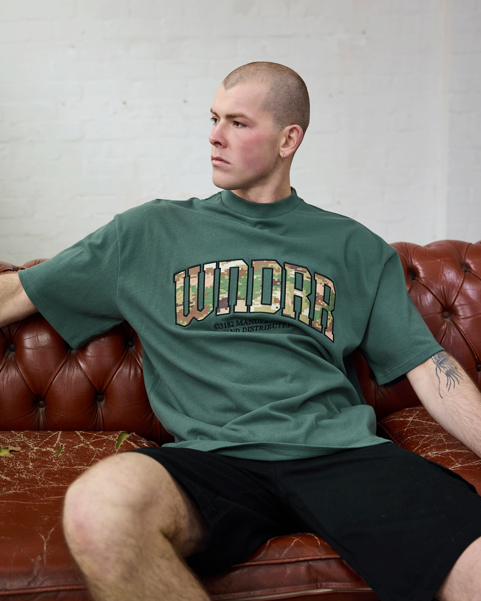 PROTOCOL HEAVY WEIGHT TEE - DARK GREEN
