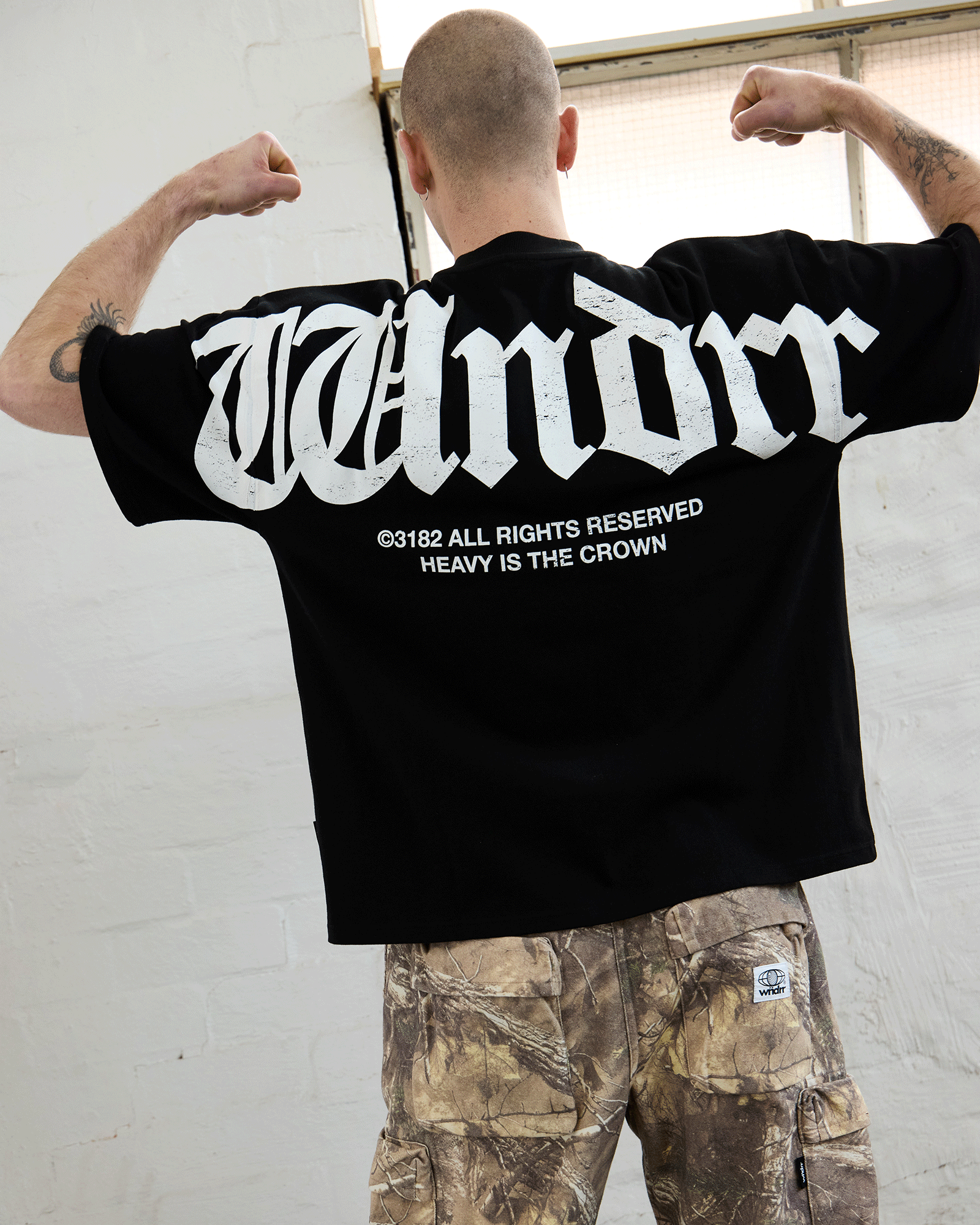 REVIVAL HEAVY WEIGHT TEE - BLACK