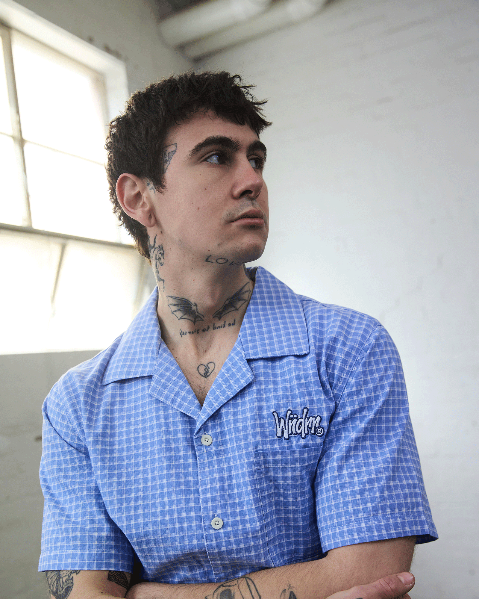 STARTER S/S SHIRT - BLUE/WHITE