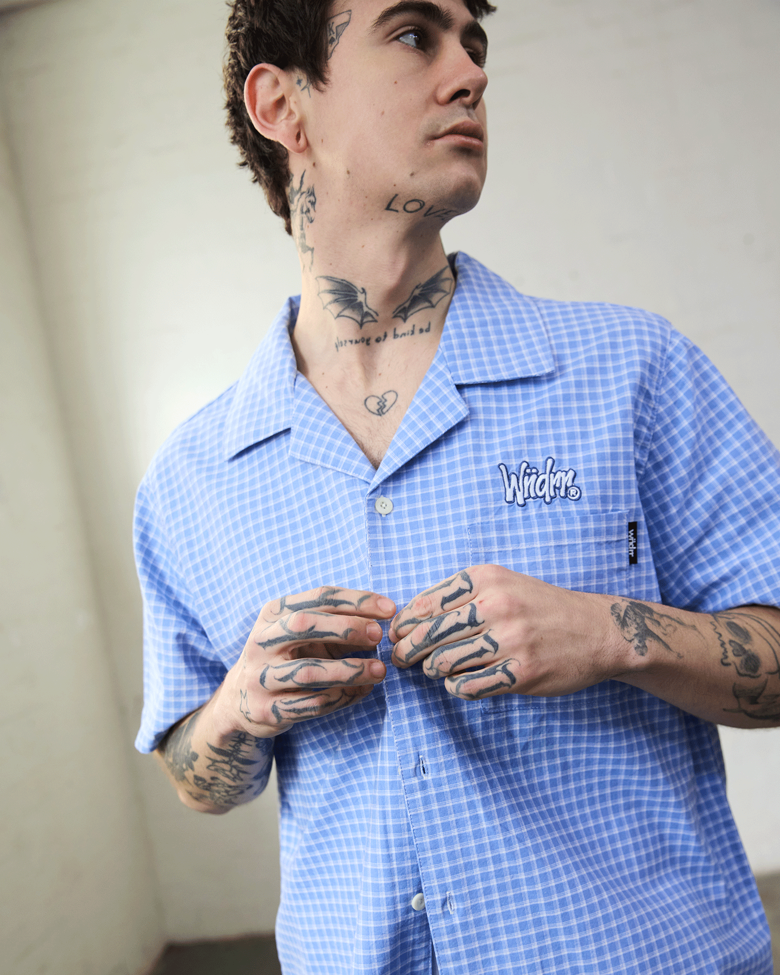 STARTER S/S SHIRT - BLUE/WHITE