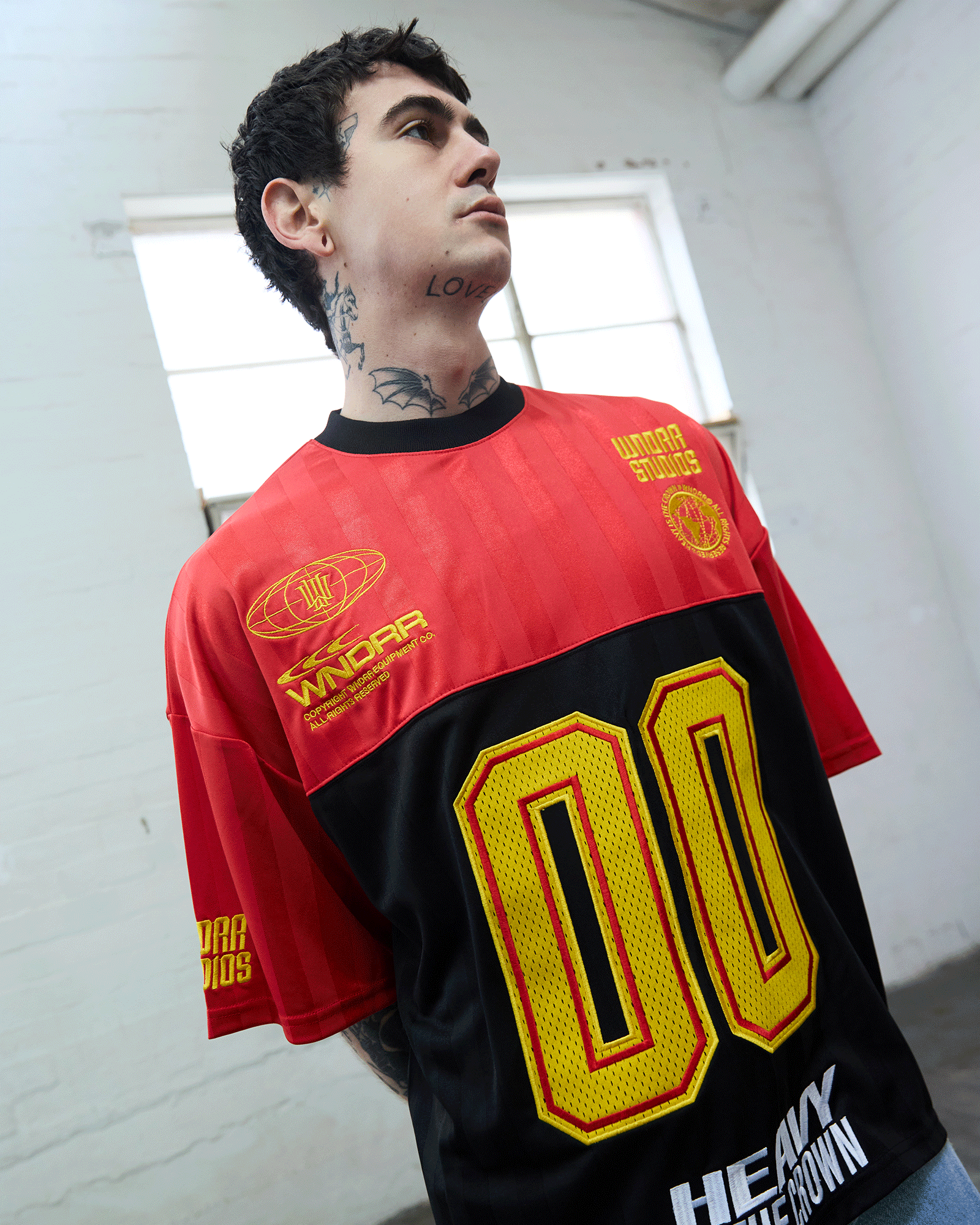 DYNASTY QUARTERBACK JERSEY - RED/BLACK