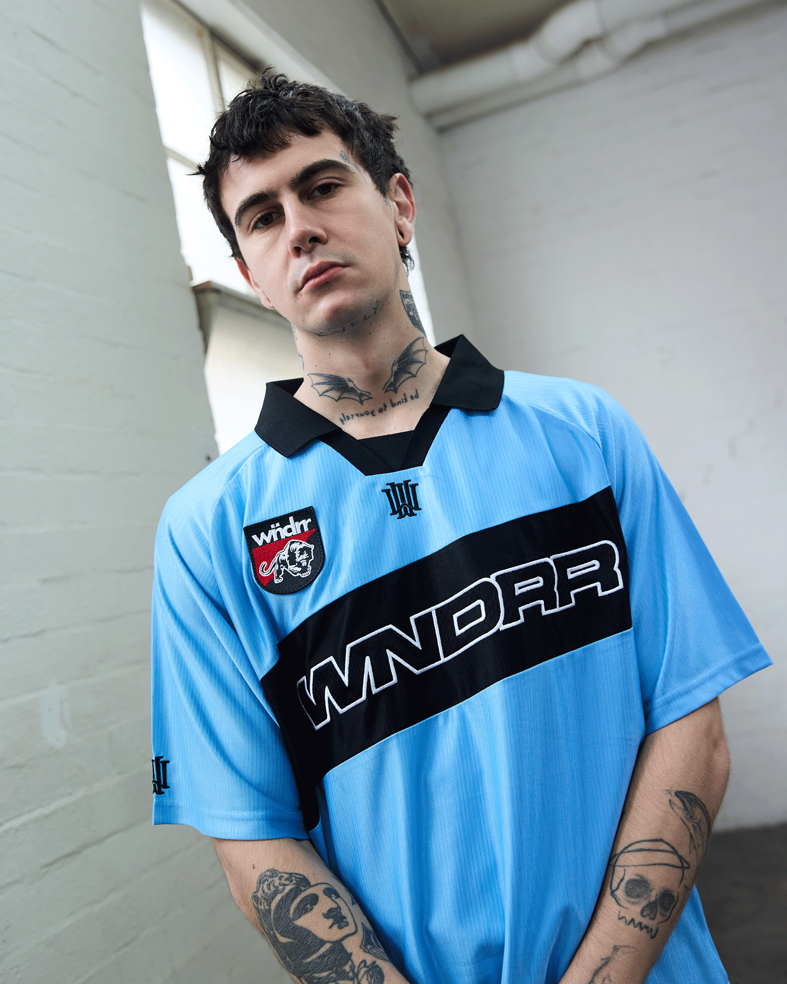 INCLINE FOOTBALL JERSEY - BLUE/BLACK