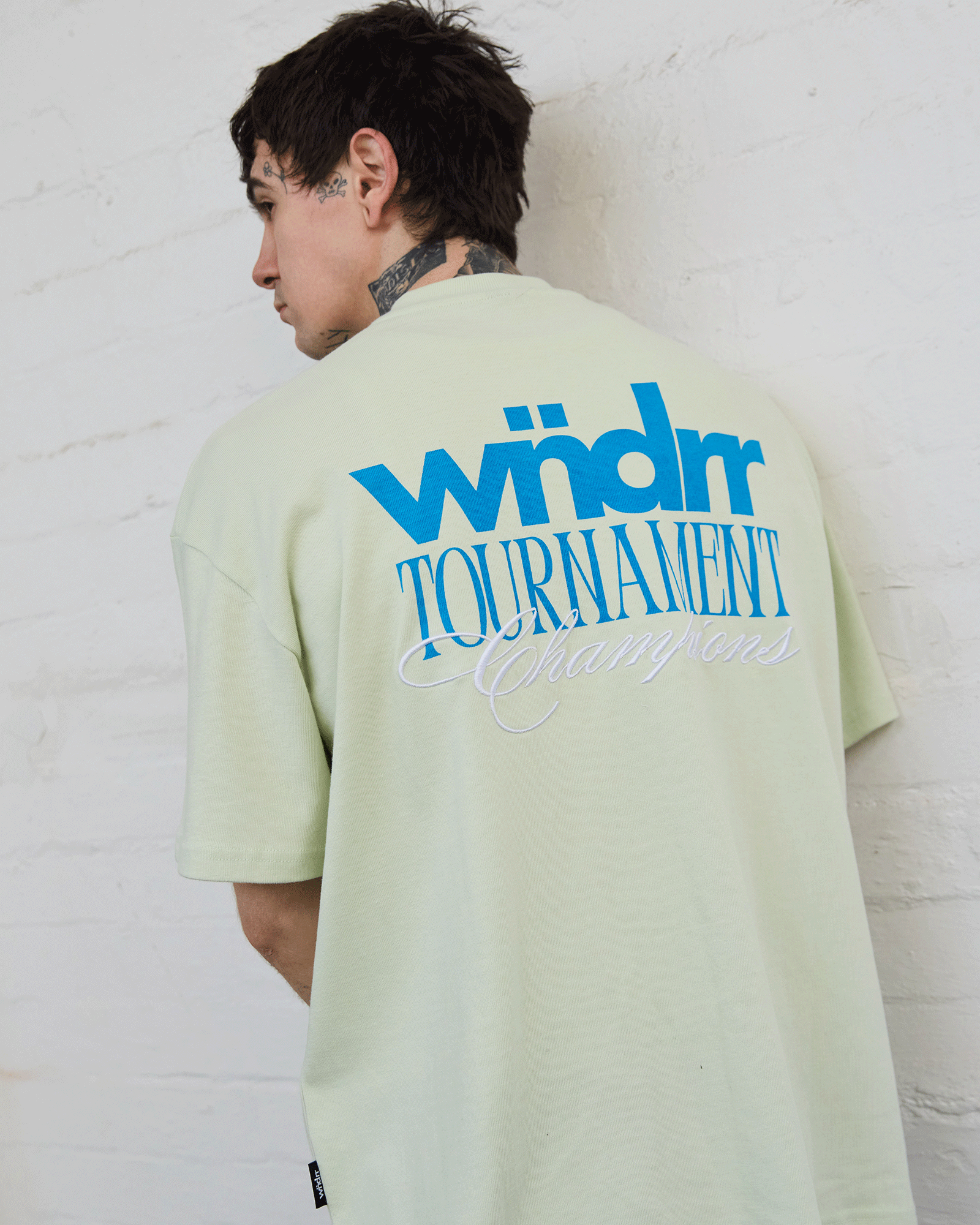 TOURNAMENT HEAVY WEIGHT TEE - AURA GREEN