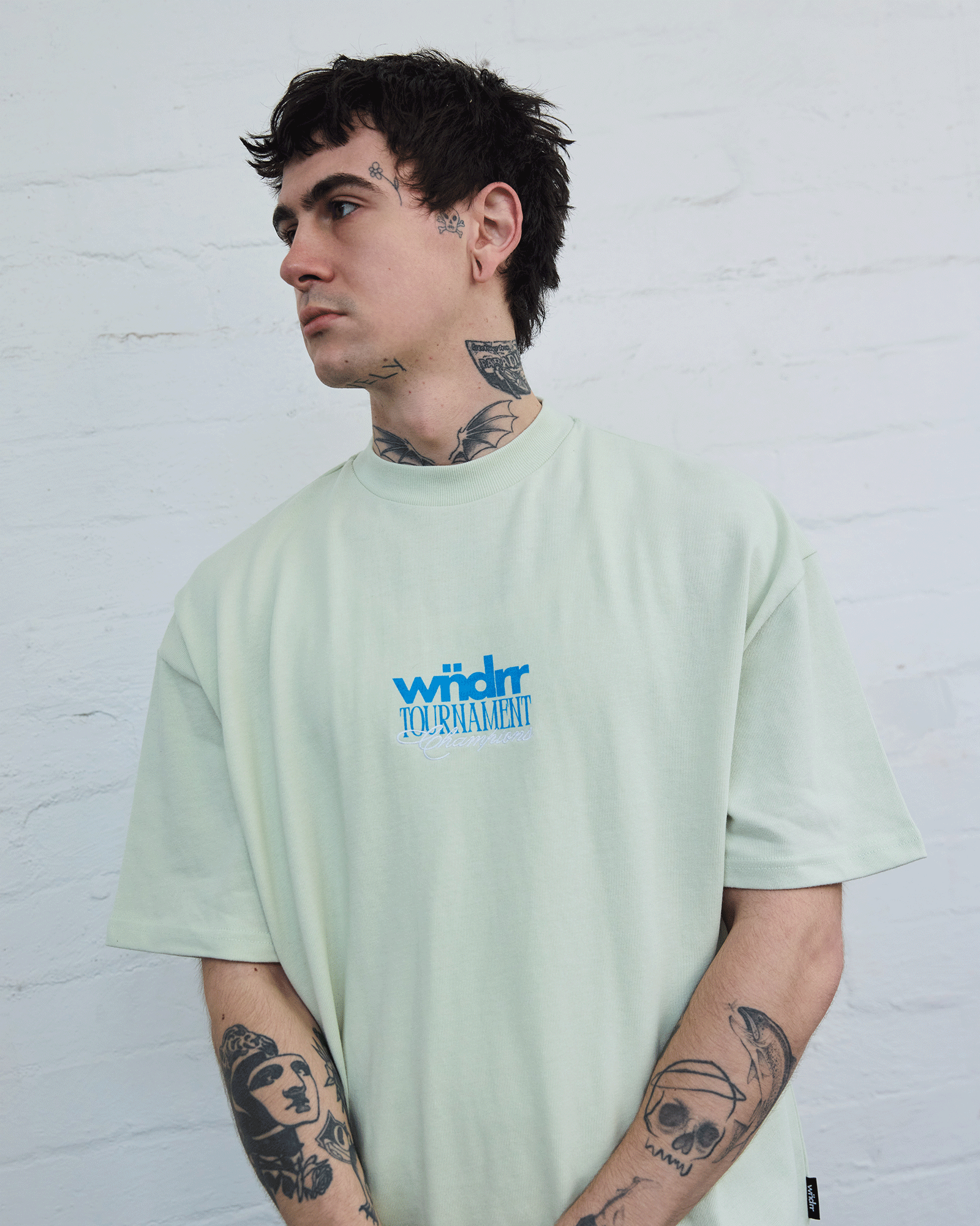 TOURNAMENT HEAVY WEIGHT TEE - AURA GREEN