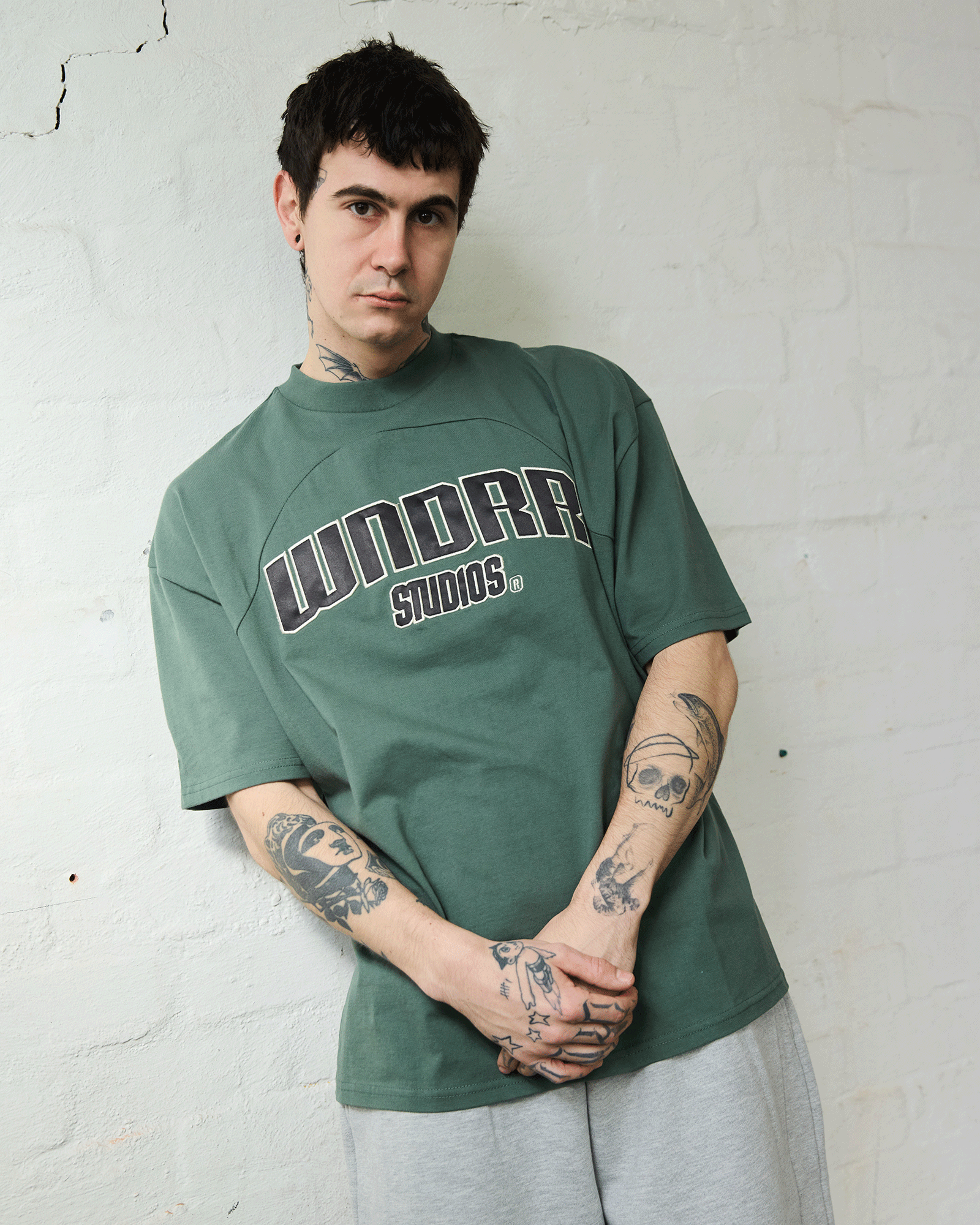 LIMITZ PANEL CLUB TEE - DARK GREEN
