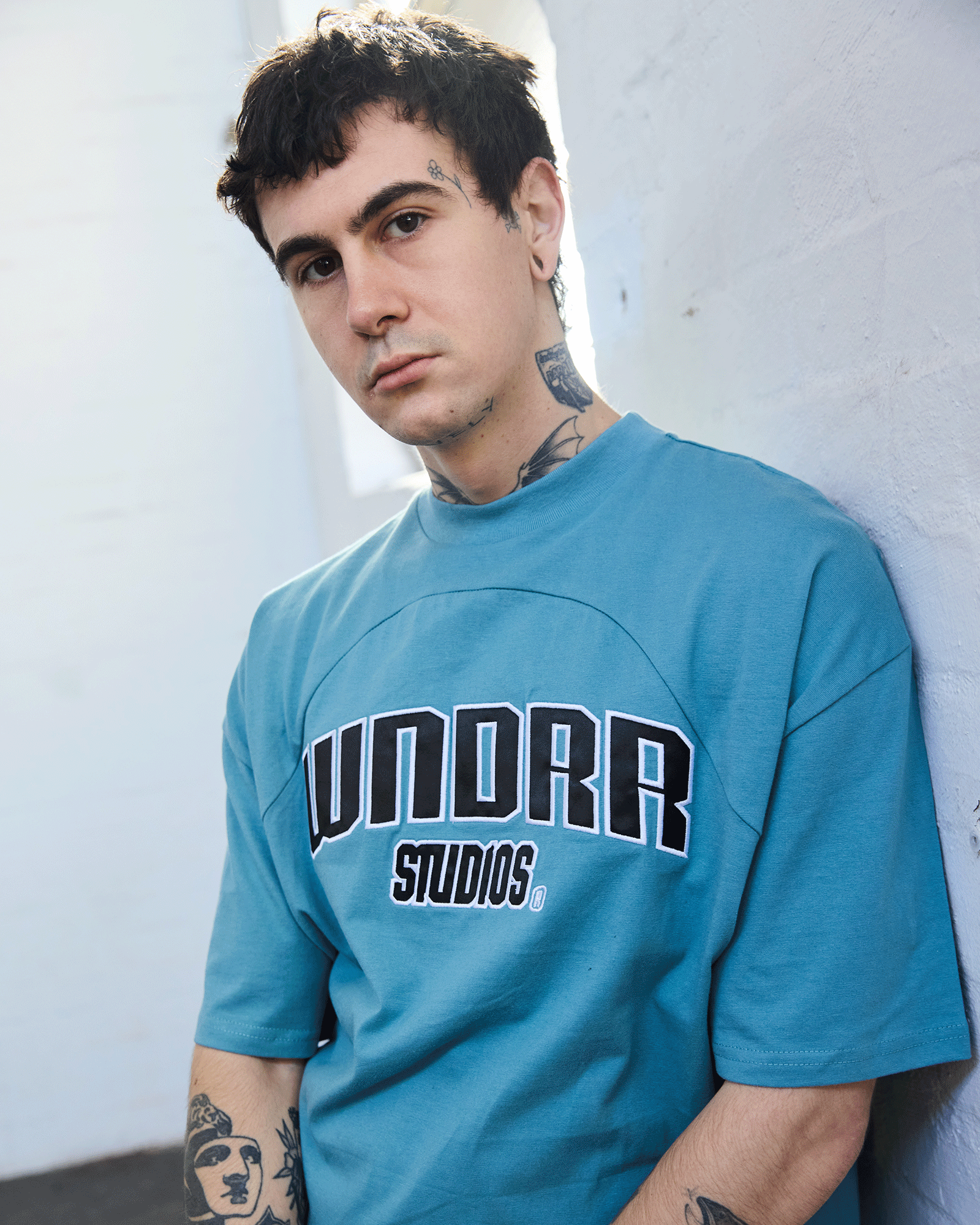 LIMITZ PANEL CLUB TEE - DUSK BLUE