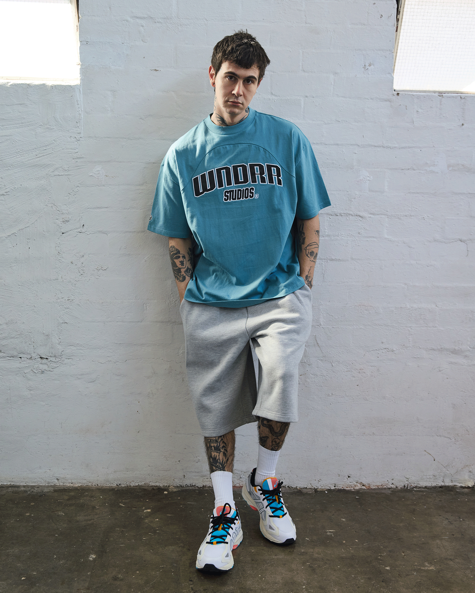 LIMITZ PANEL CLUB TEE - DUSK BLUE
