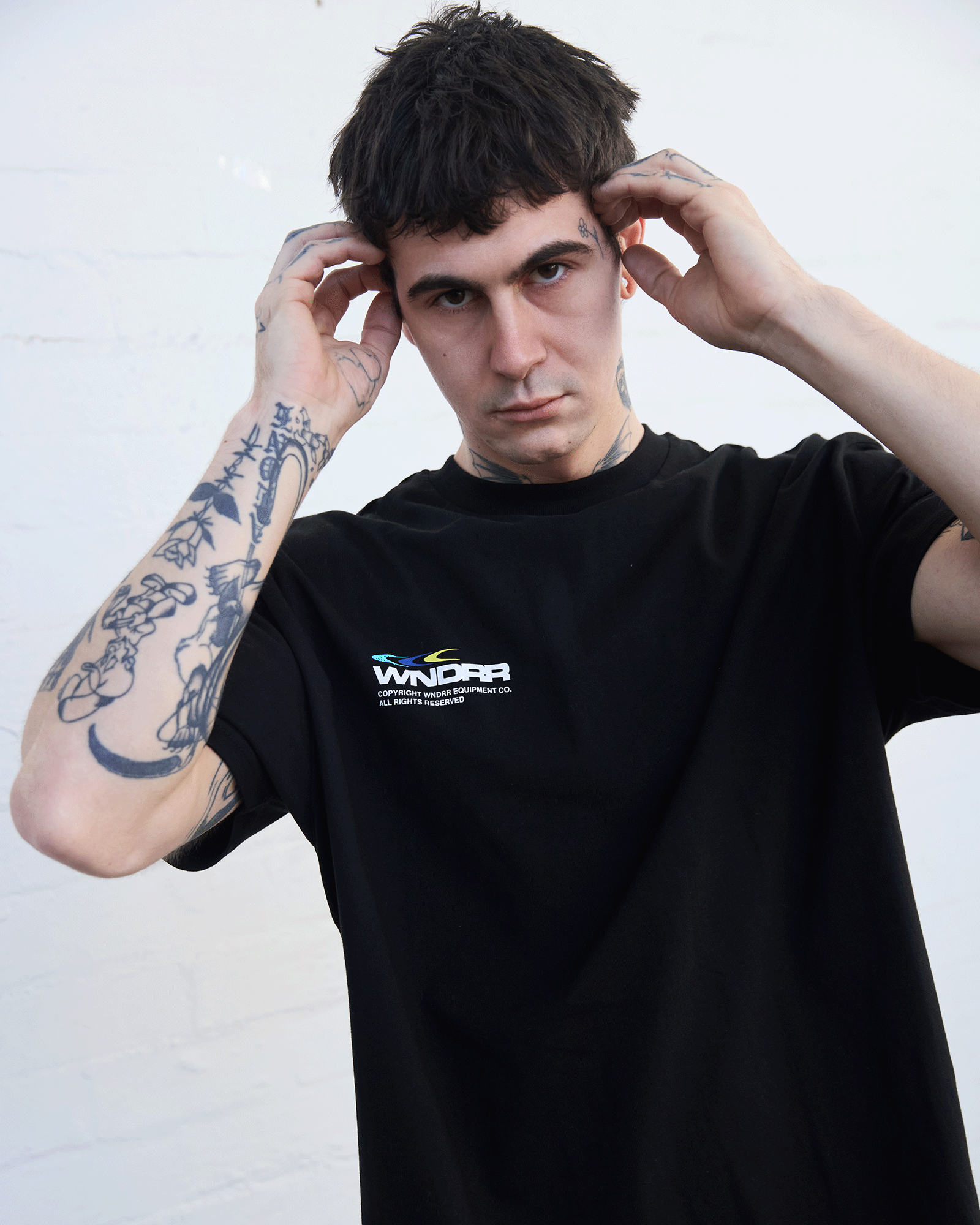 TRIAD BOX FIT TEE - BLACK