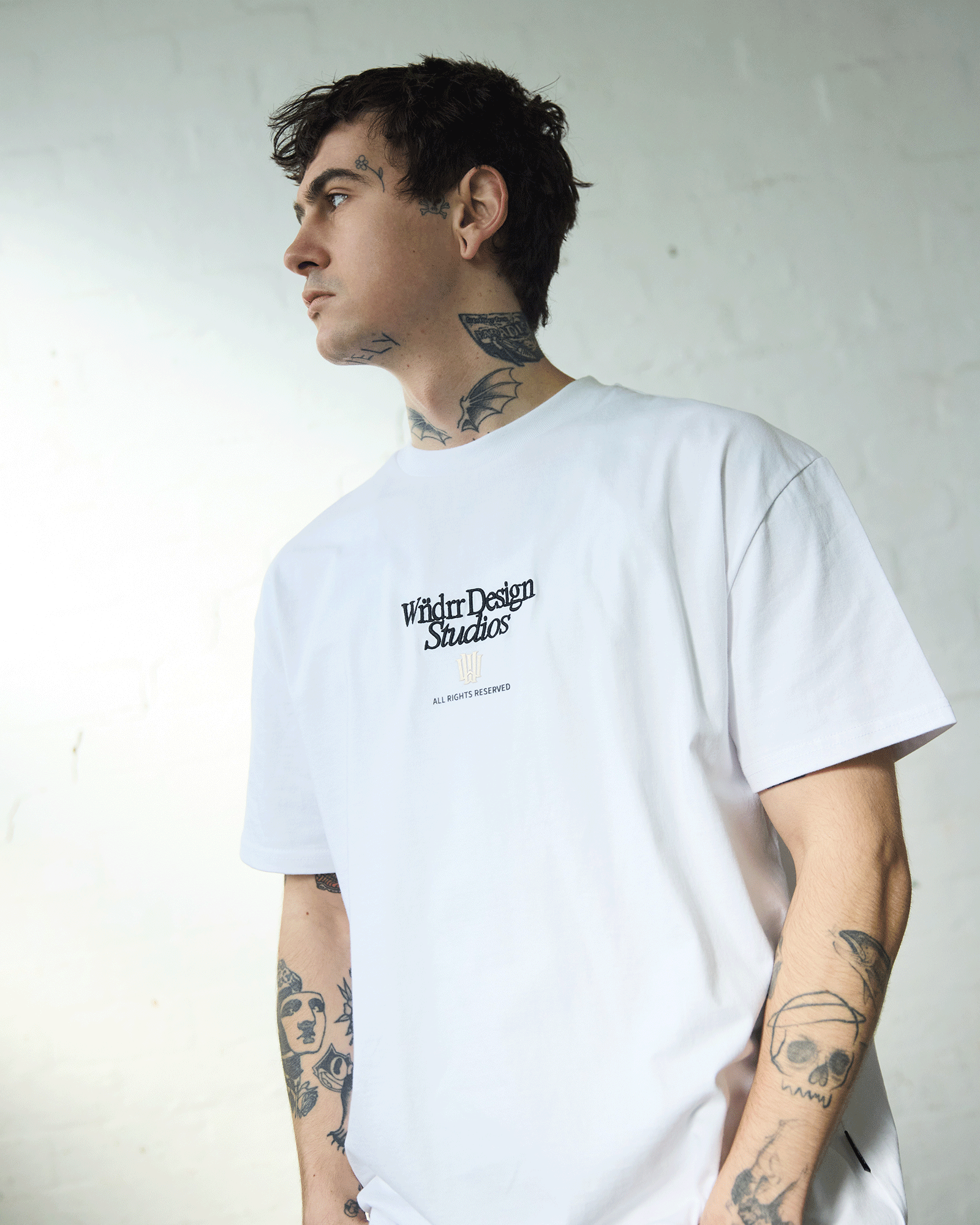ATELIER BOX FIT TEE - WHITE