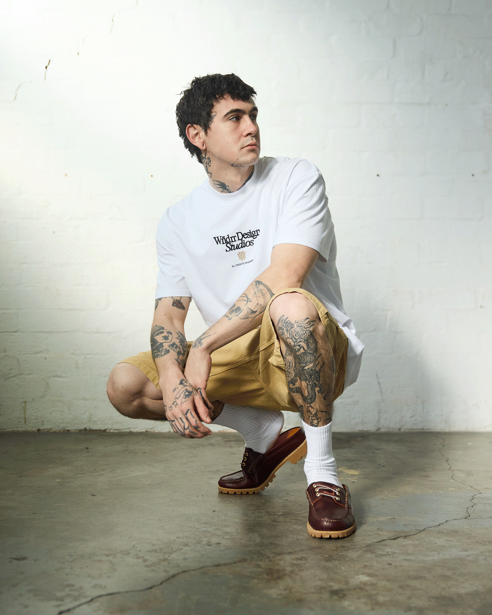 ATELIER BOX FIT TEE - WHITE